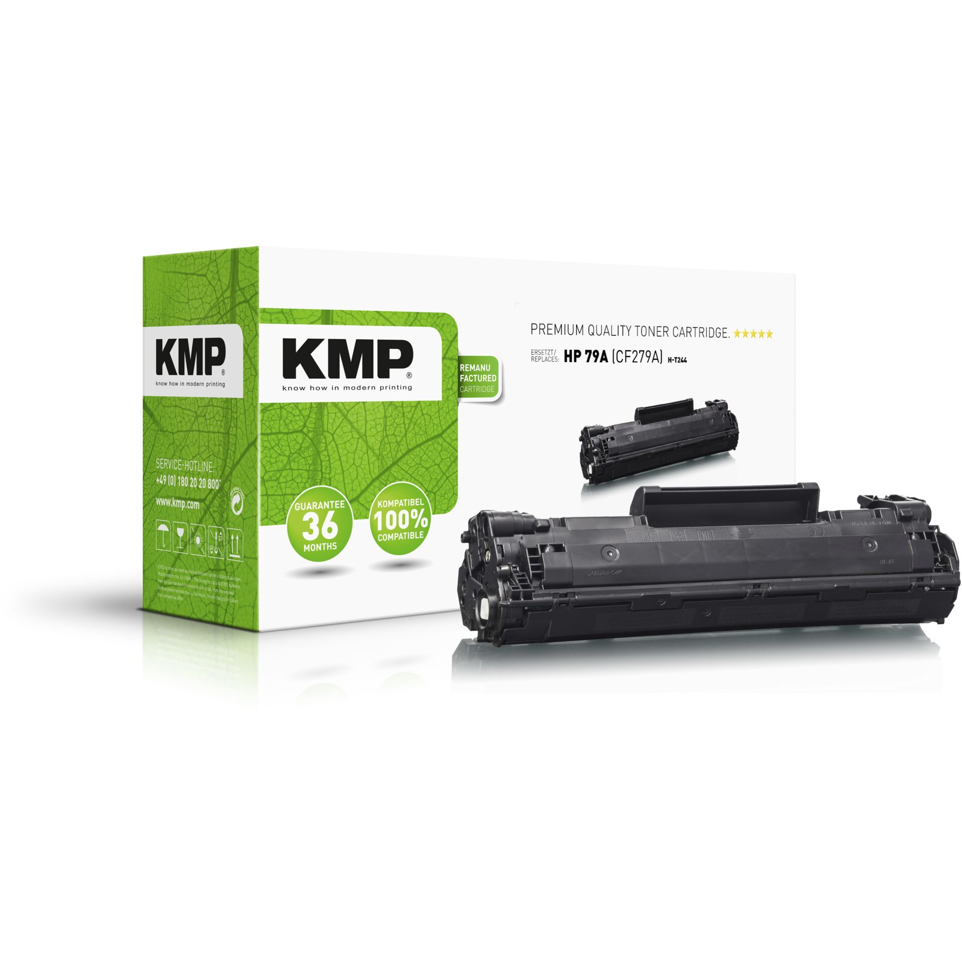 KMP H-T244 Toner black compatible with HP CF 279 A