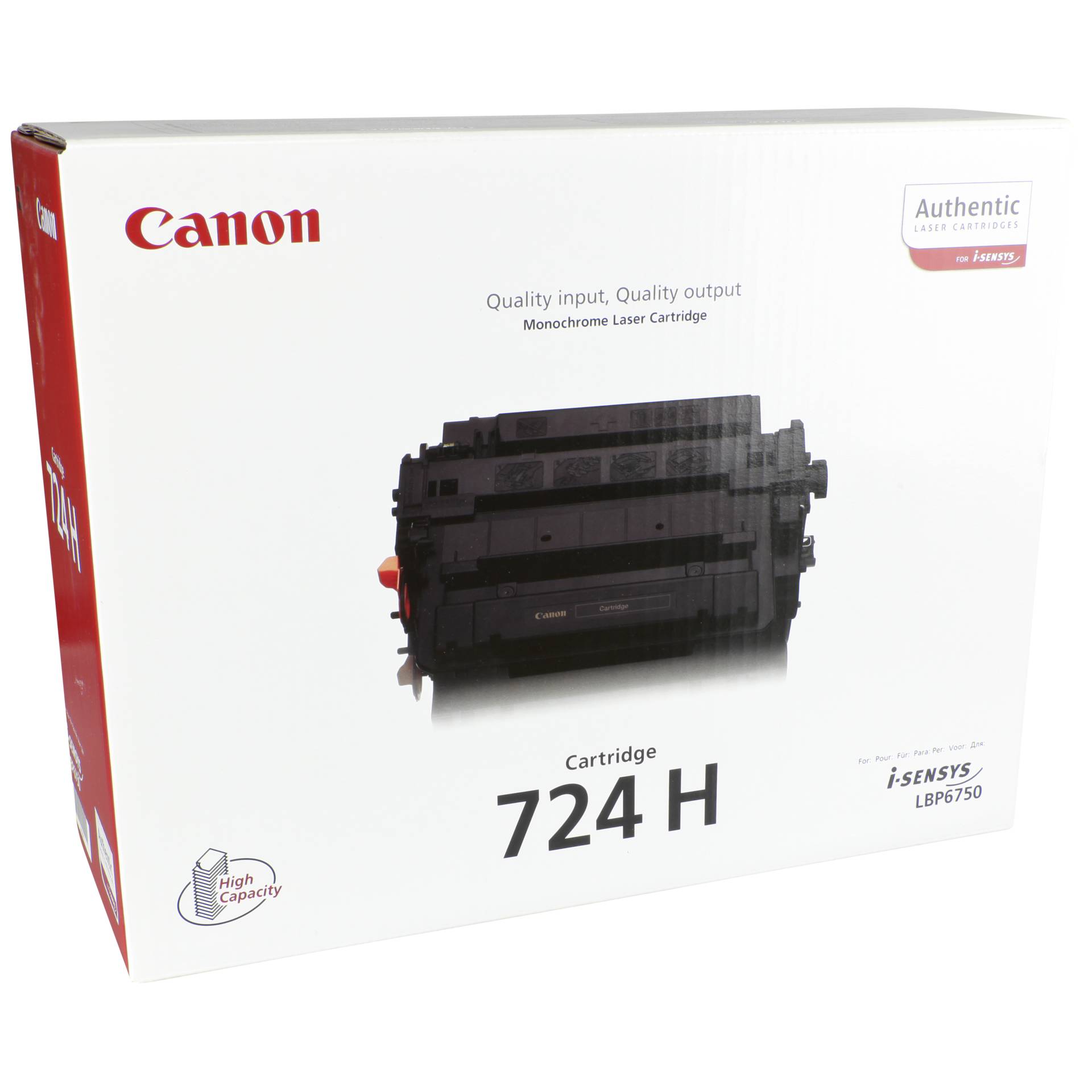Canon Toner Cartridge 724 H black
