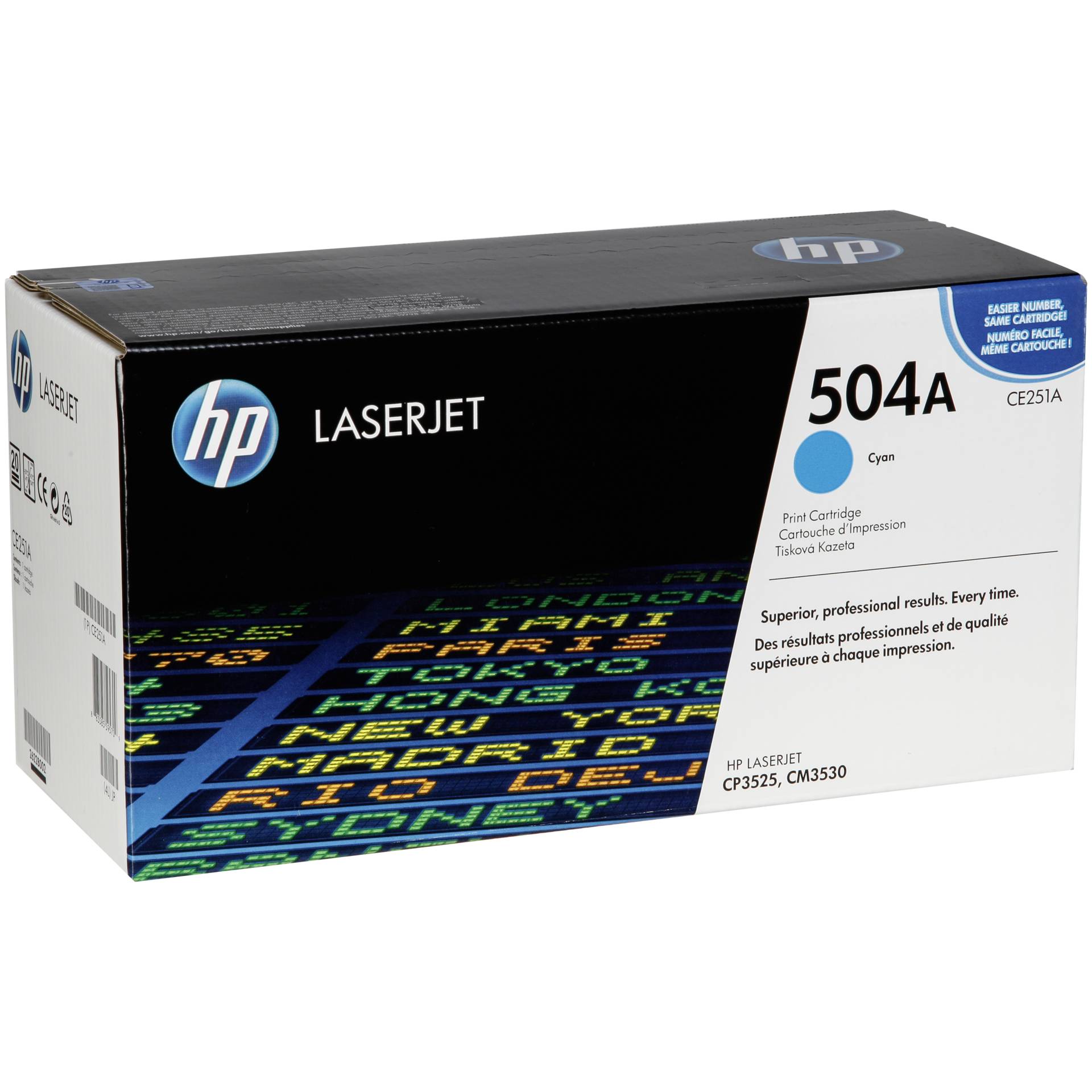 HP Toner CE 251 A cyan No. 504 A