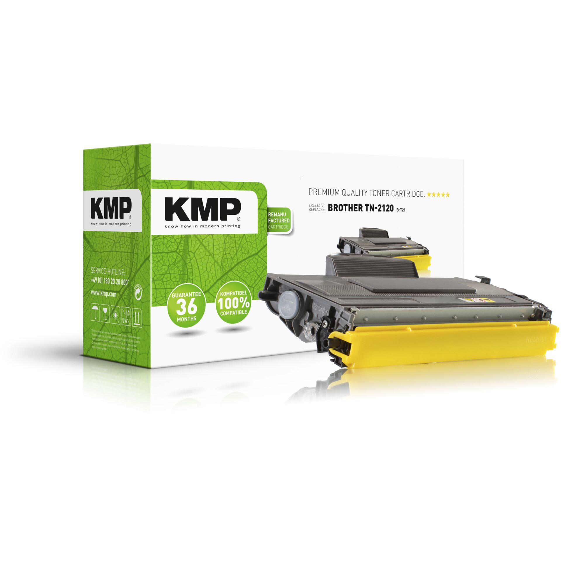 KMP B-T21 Toner black compatible with Brother TN-2120