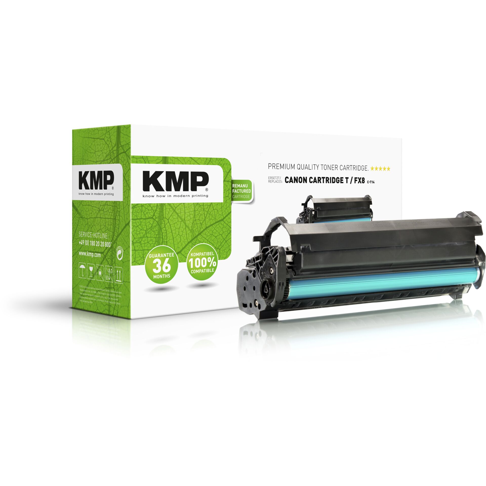 KMP C-T14 Toner black compatible w. Canon Cartridge T