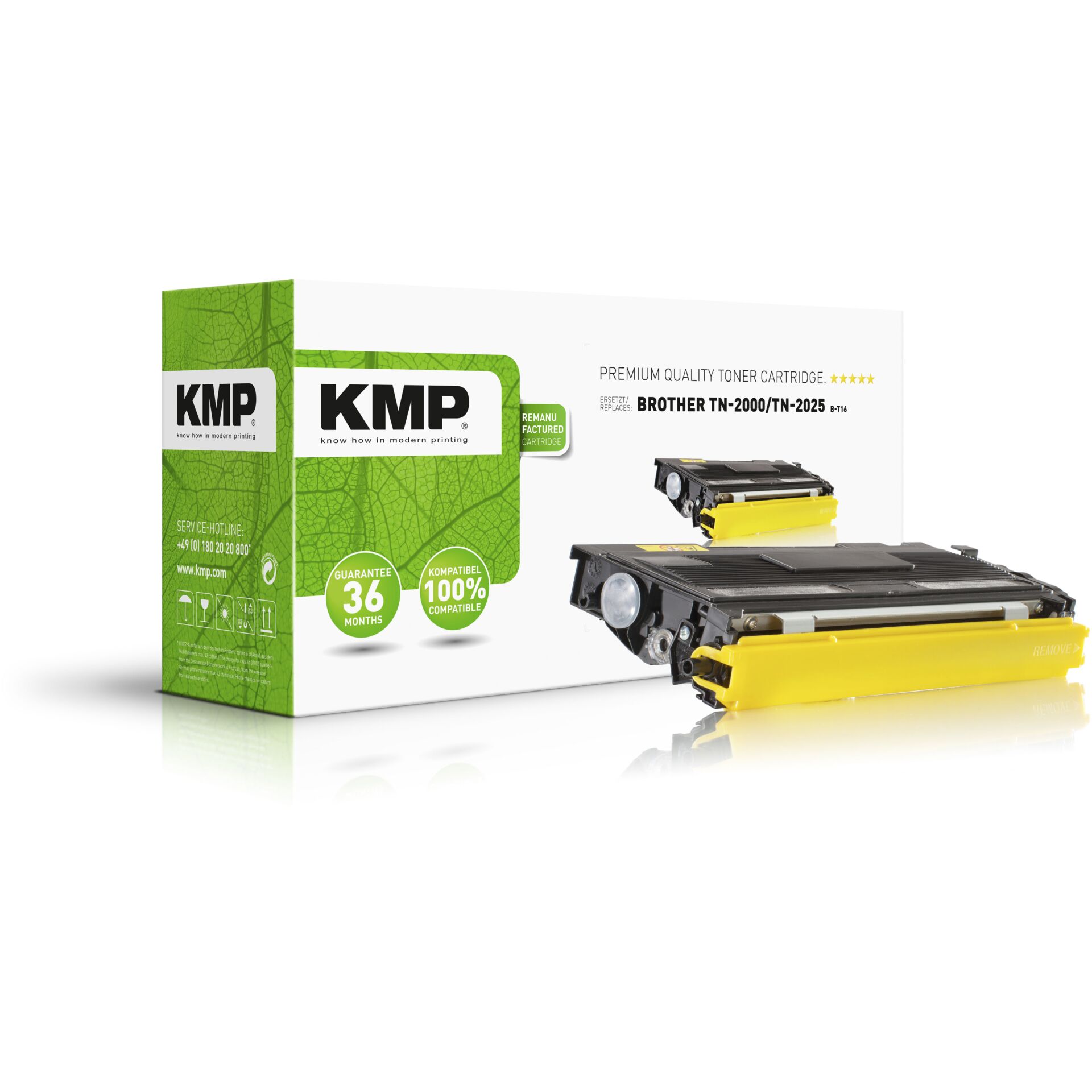 KMP B-T16 Toner black XXL compatible with Brother TN-2000