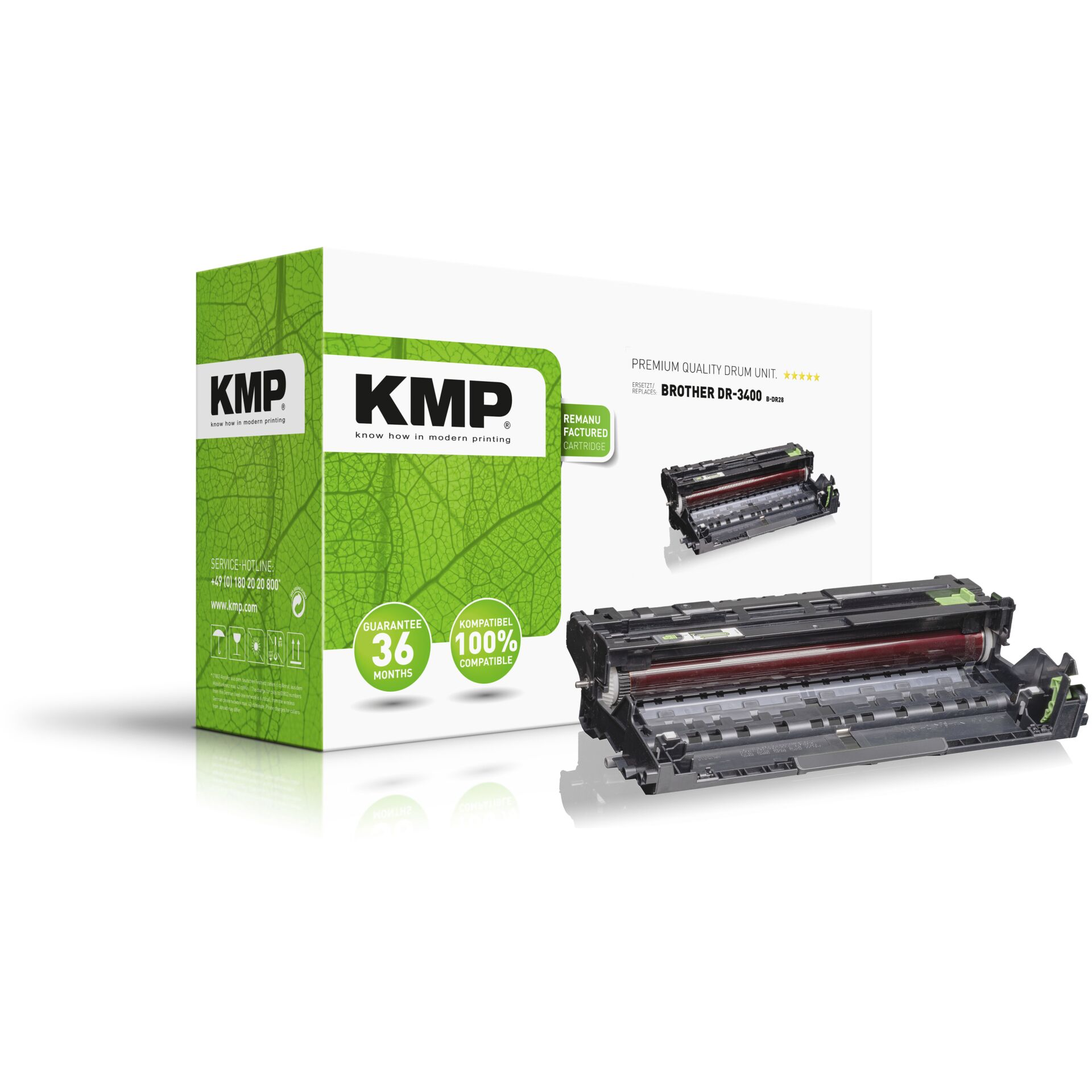 KMP B-DR28 Drum Unit compatible with Brother DR-3400