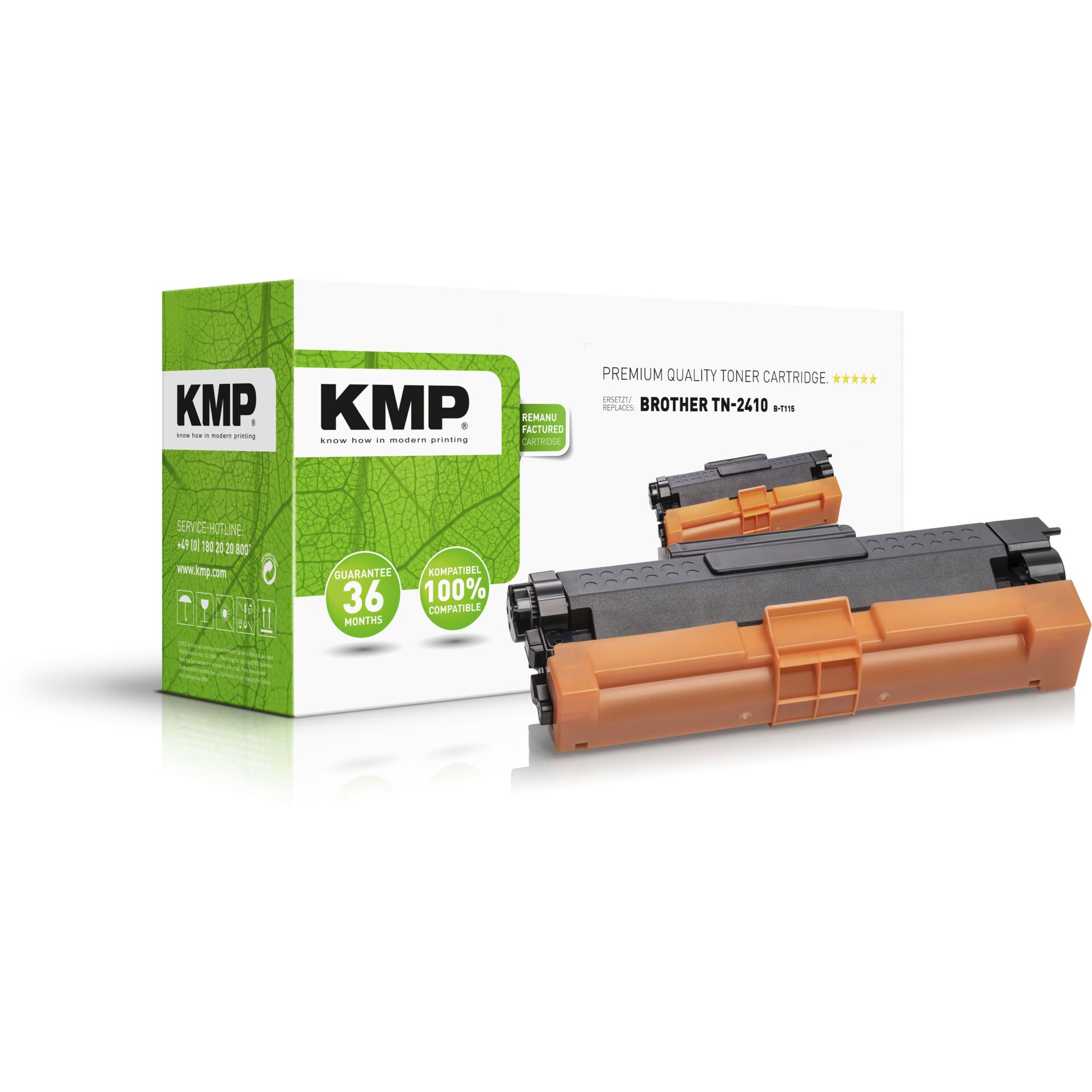 KMP B-T115 Toner black compatible with Brother TN-2410