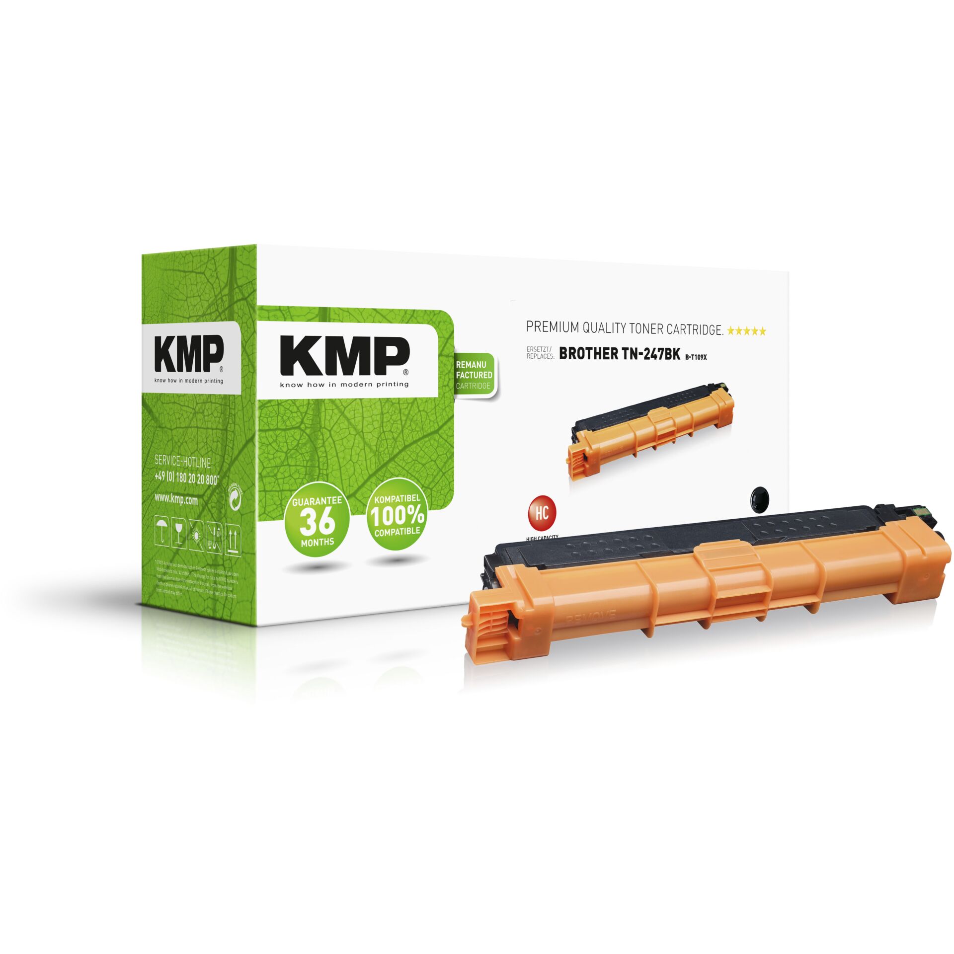 KMP B-T109X Toner black compatible mit Brother TN-247 BK