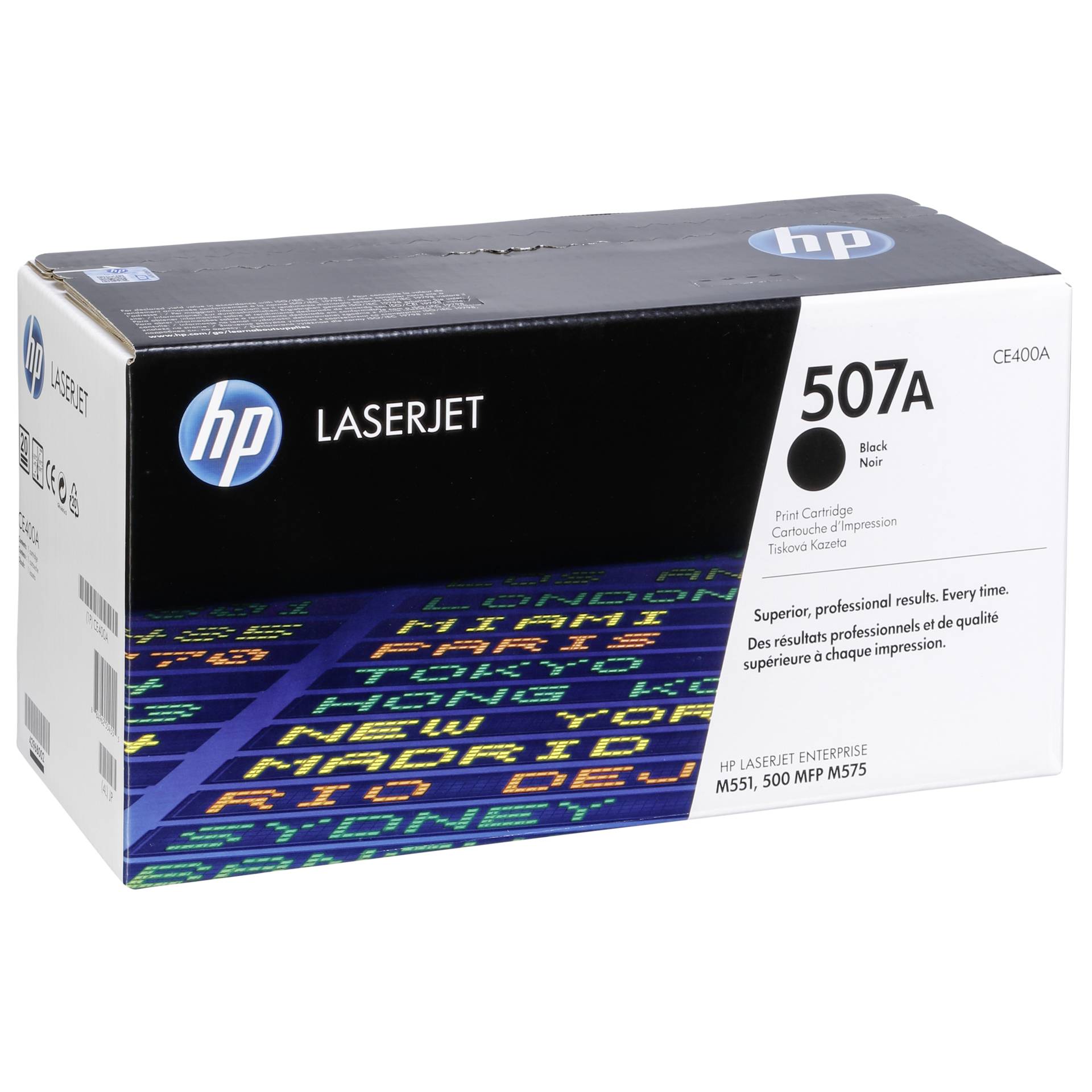 HP Toner CE 400 A black No. 507 A