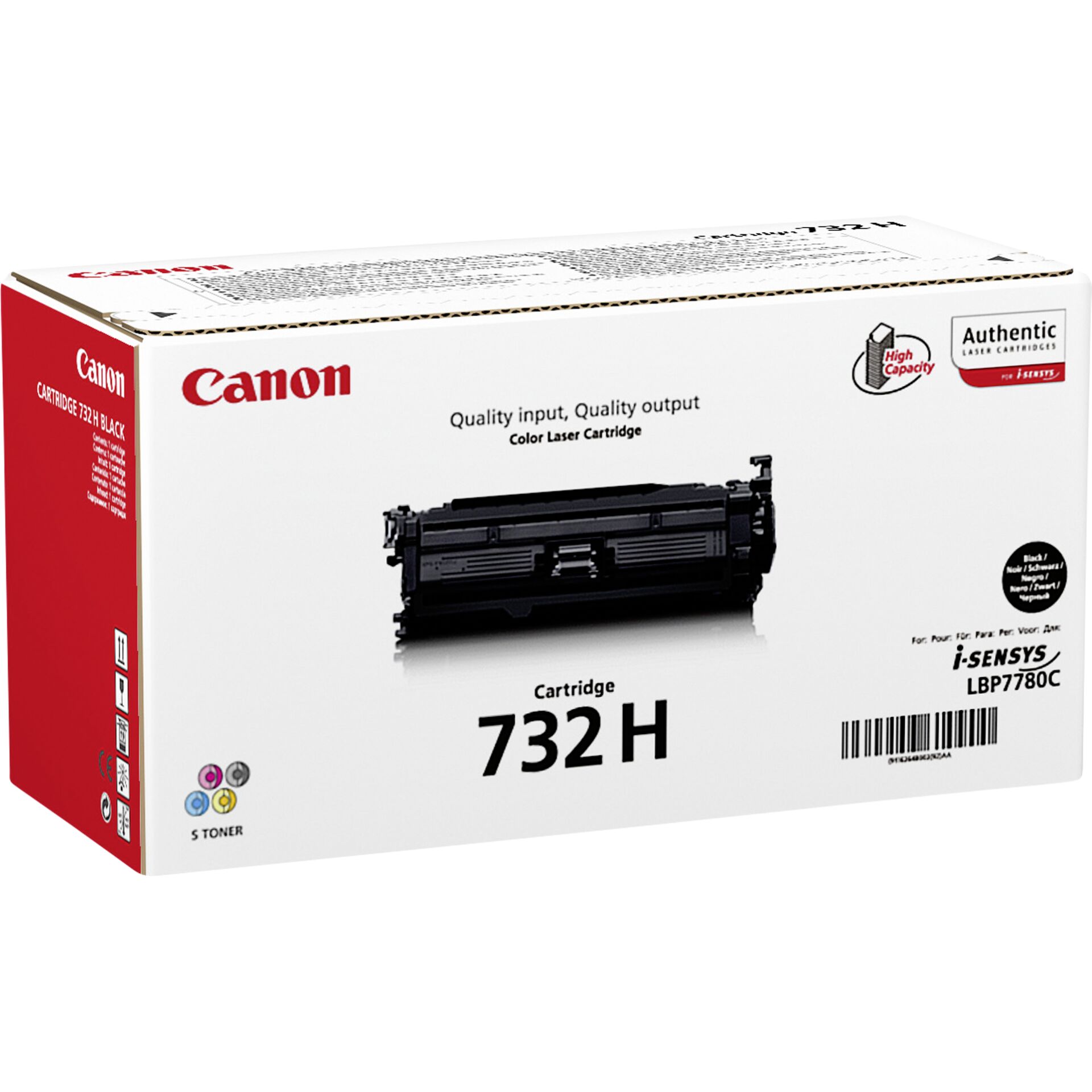 Canon Toner Cartridge 732 H BK black