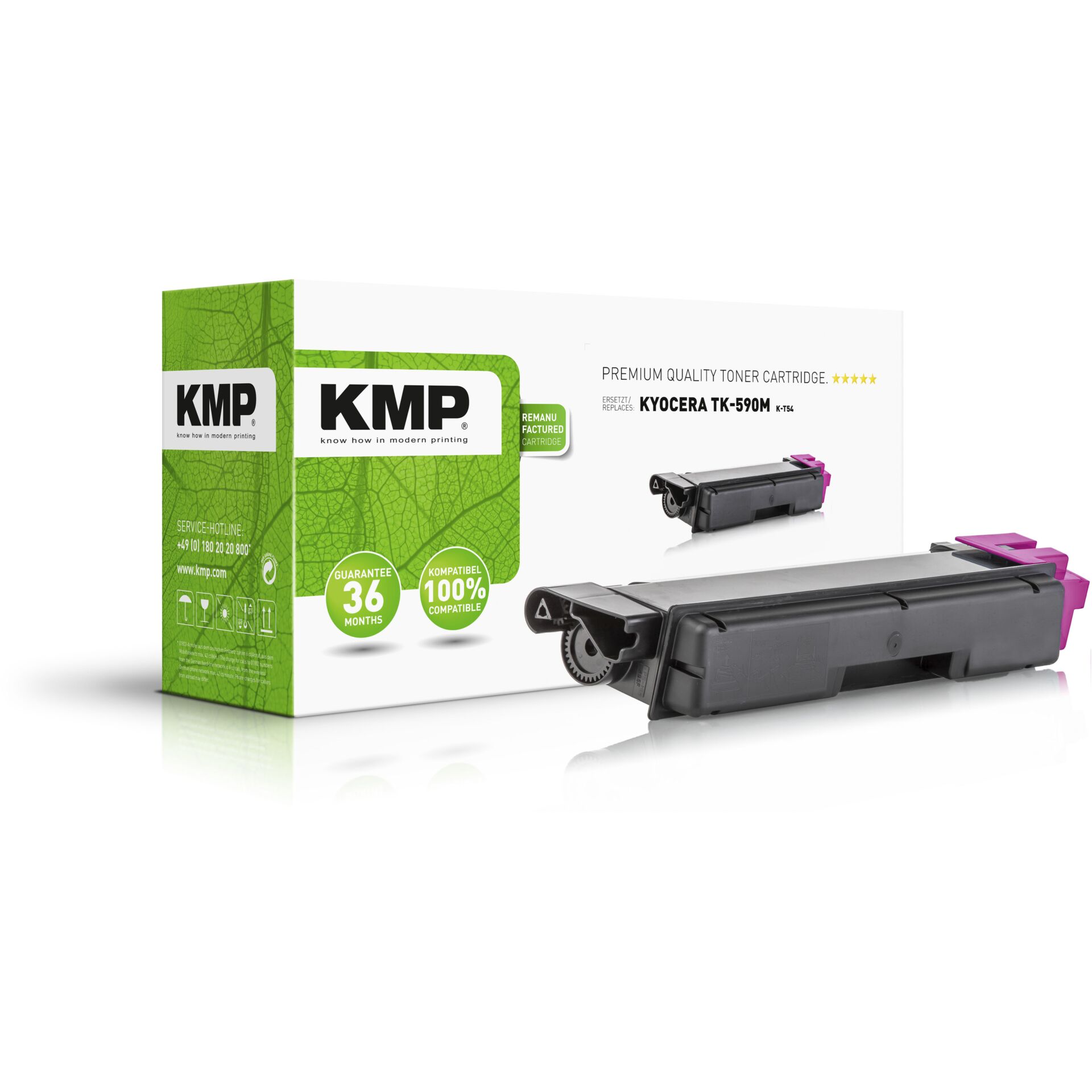 KMP K-T54 Toner magenta compatible with Kyocera TK-590 M