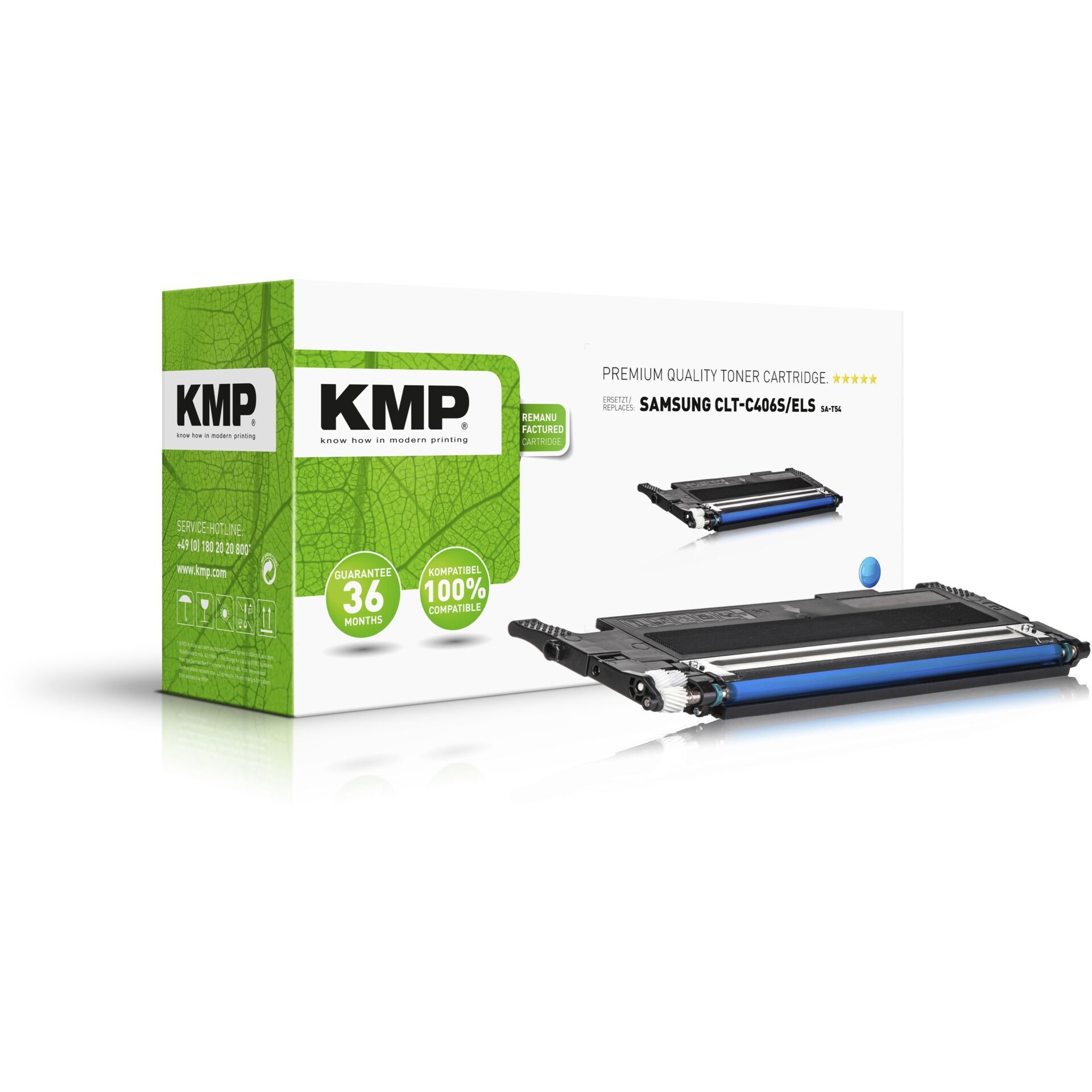 KMP SA-T54 Toner cyan compatible to Samsung CLT-C406S