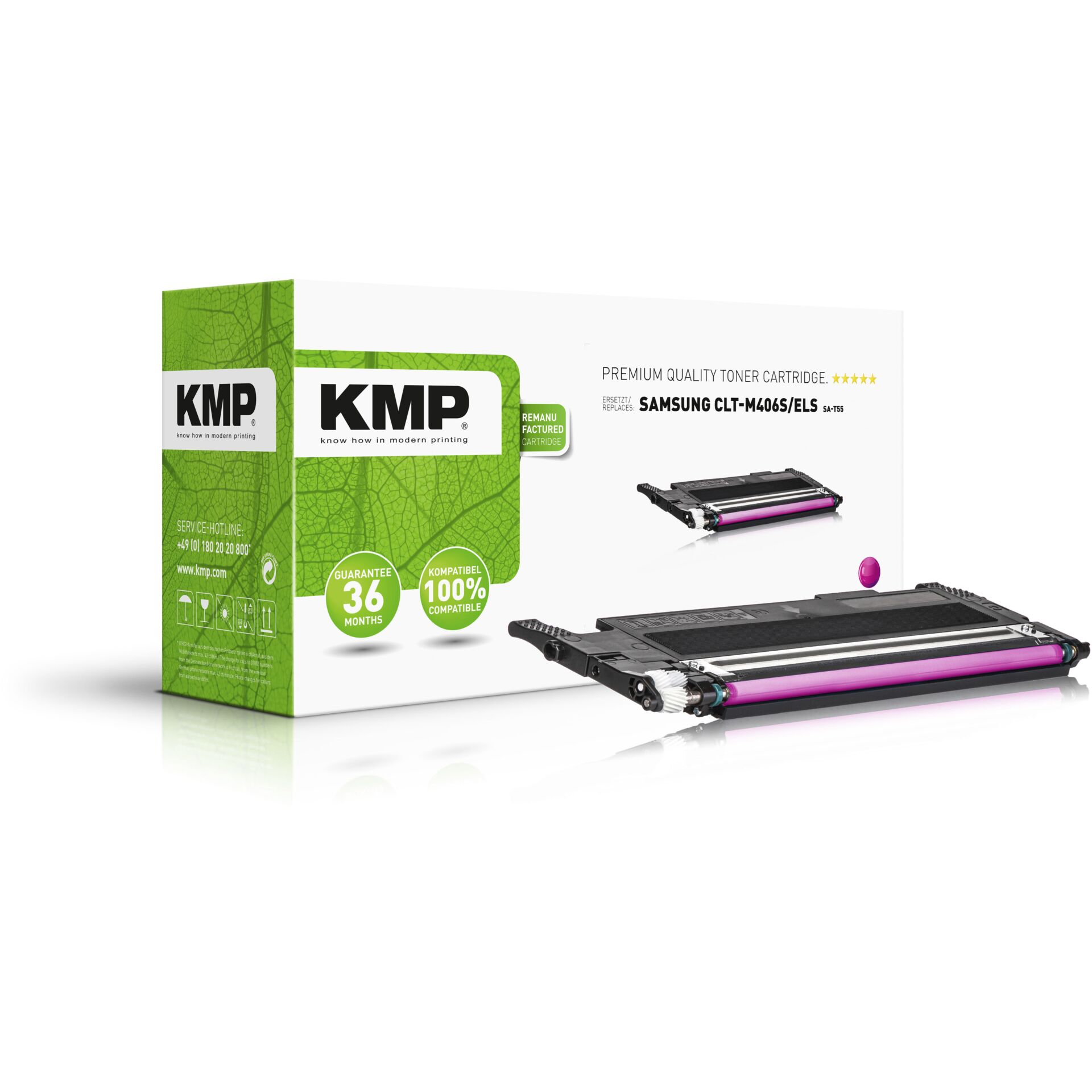 KMP SA-T55 Toner magenta compatible to Samsung CLT-M406S