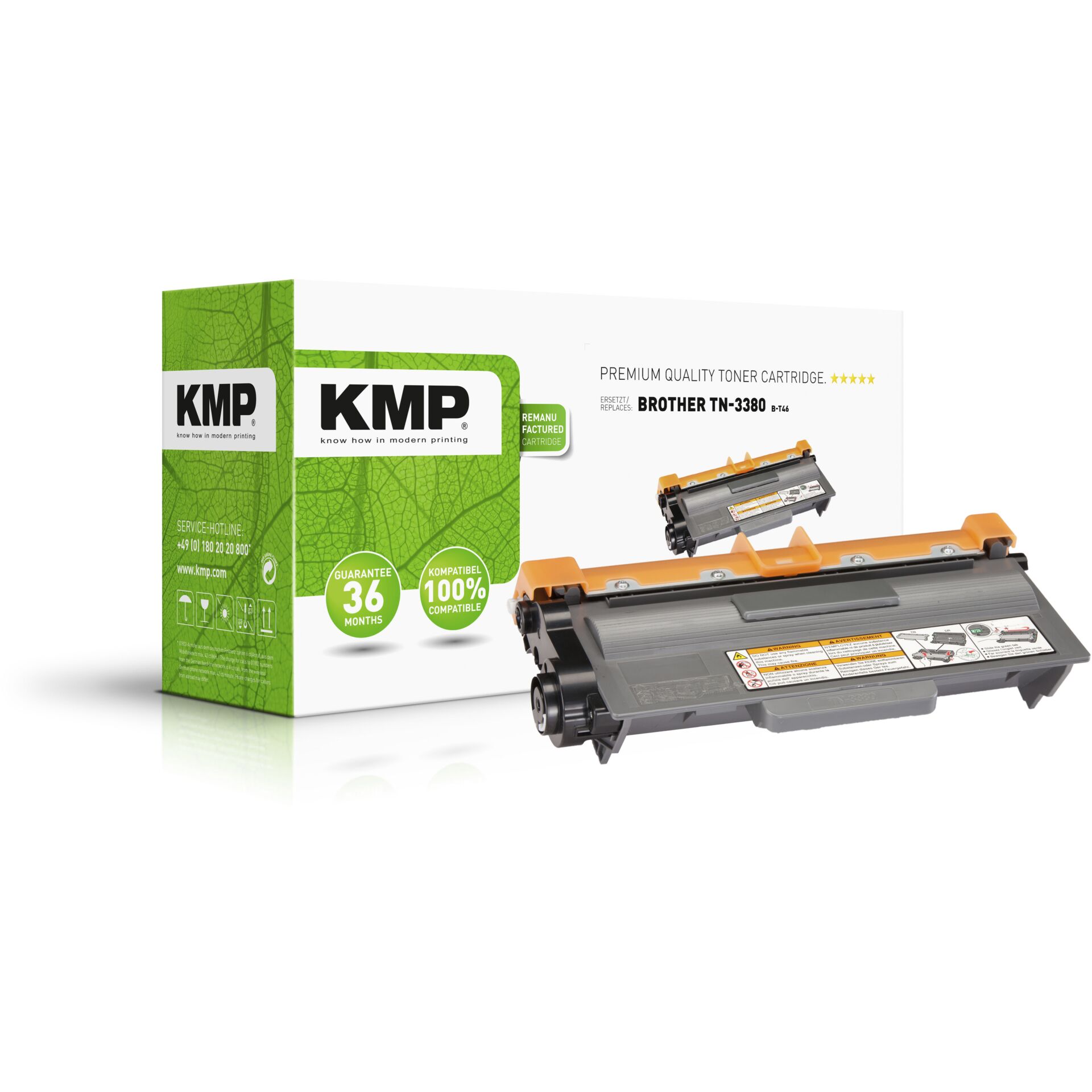KMP B-T46 Toner black compatible with Brother TN-3380