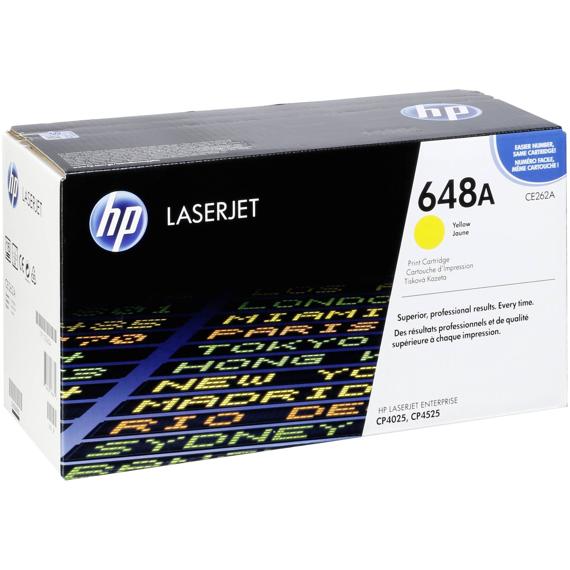HP Toner CE 262 A yellow No. 648 A