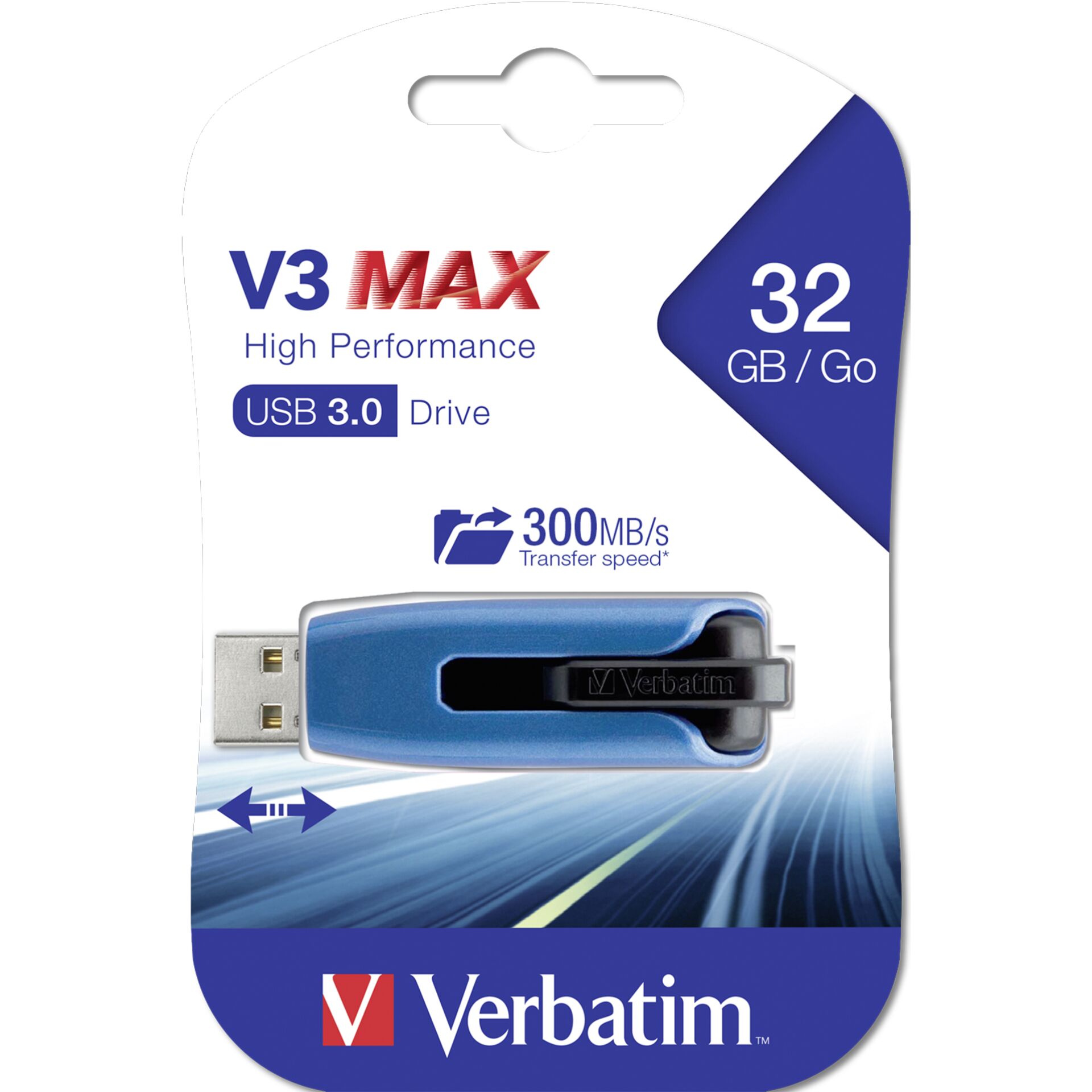 Verbatim Store n Go V3 MAX 32GB USB 3.0 Read max. 300MBs 49806
