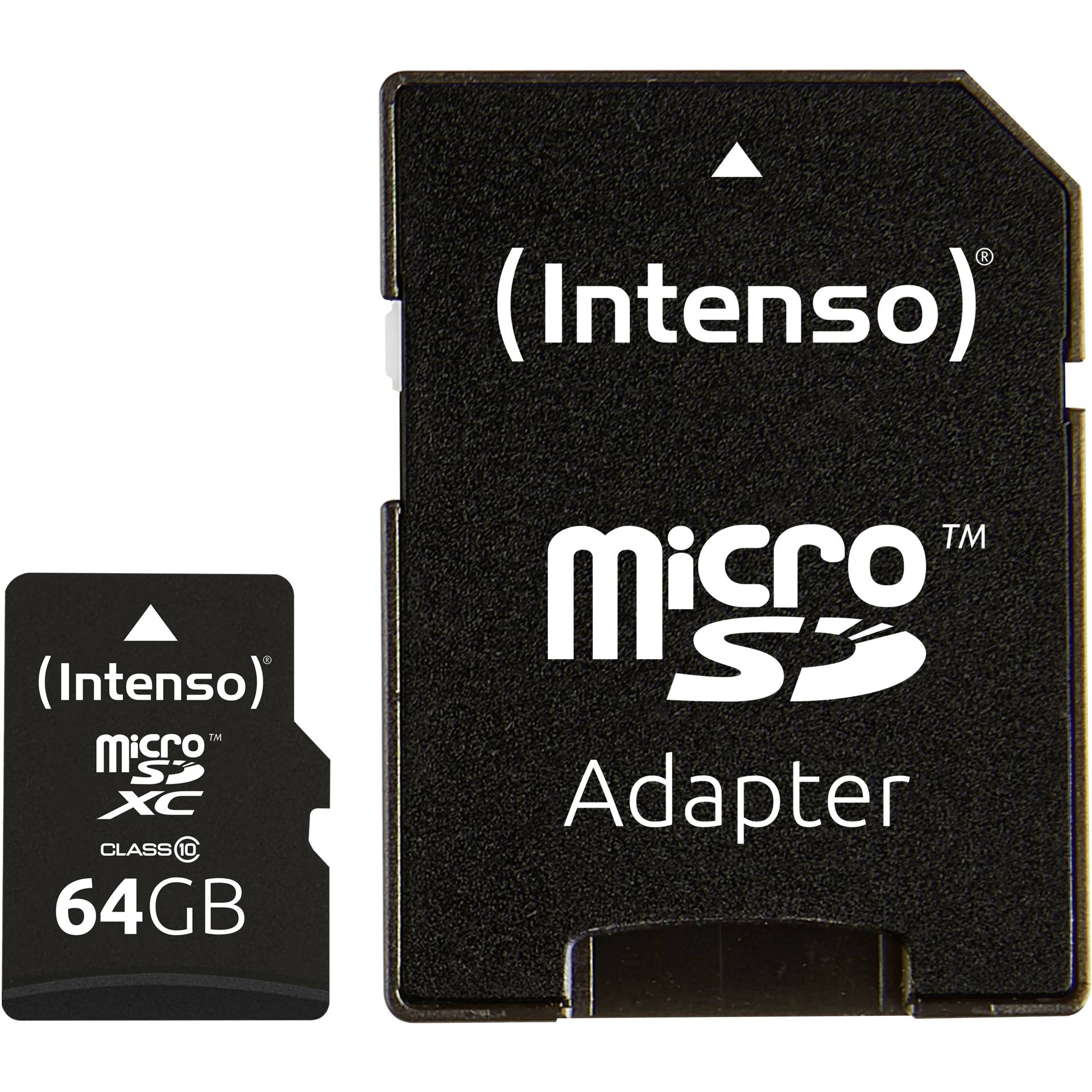 Intenso microSDXC 64GB C10 with Adapter
