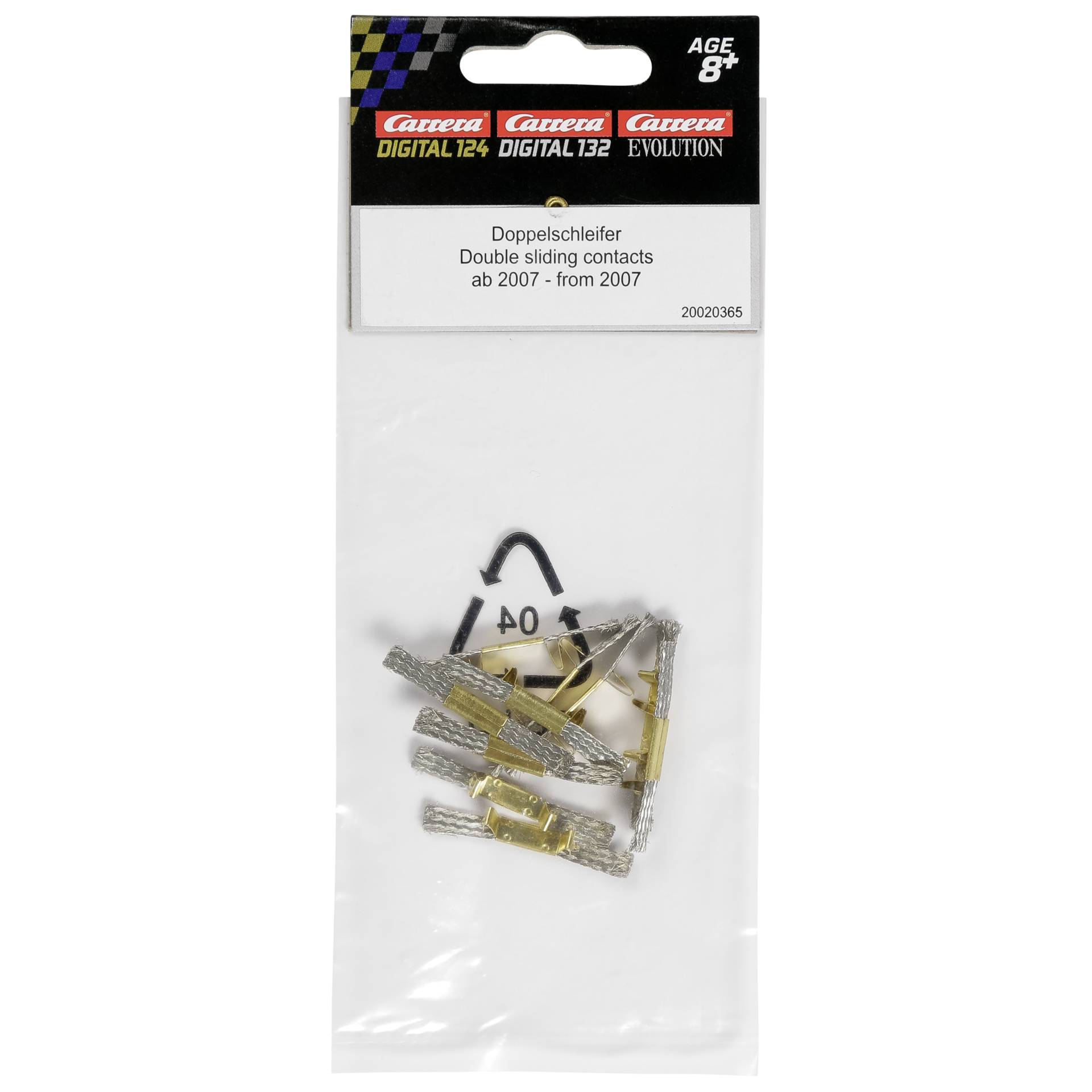 Carrera Double sliding contacts (10) from 2007 20020365