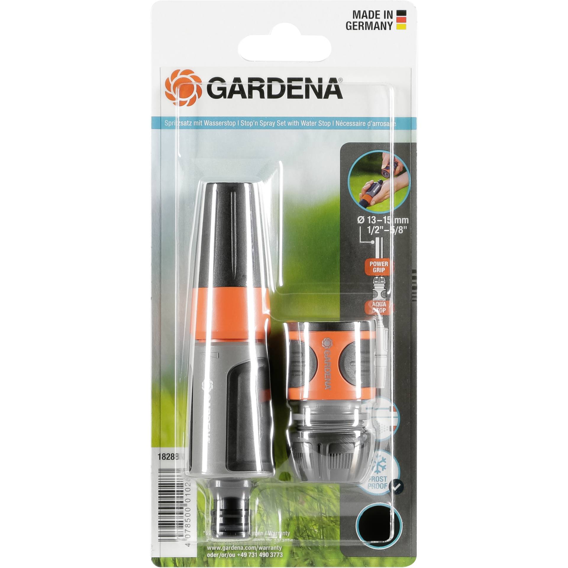 Gardena Stop 'n' Spray Set 13mm 1/2 1x 18213 + 18300