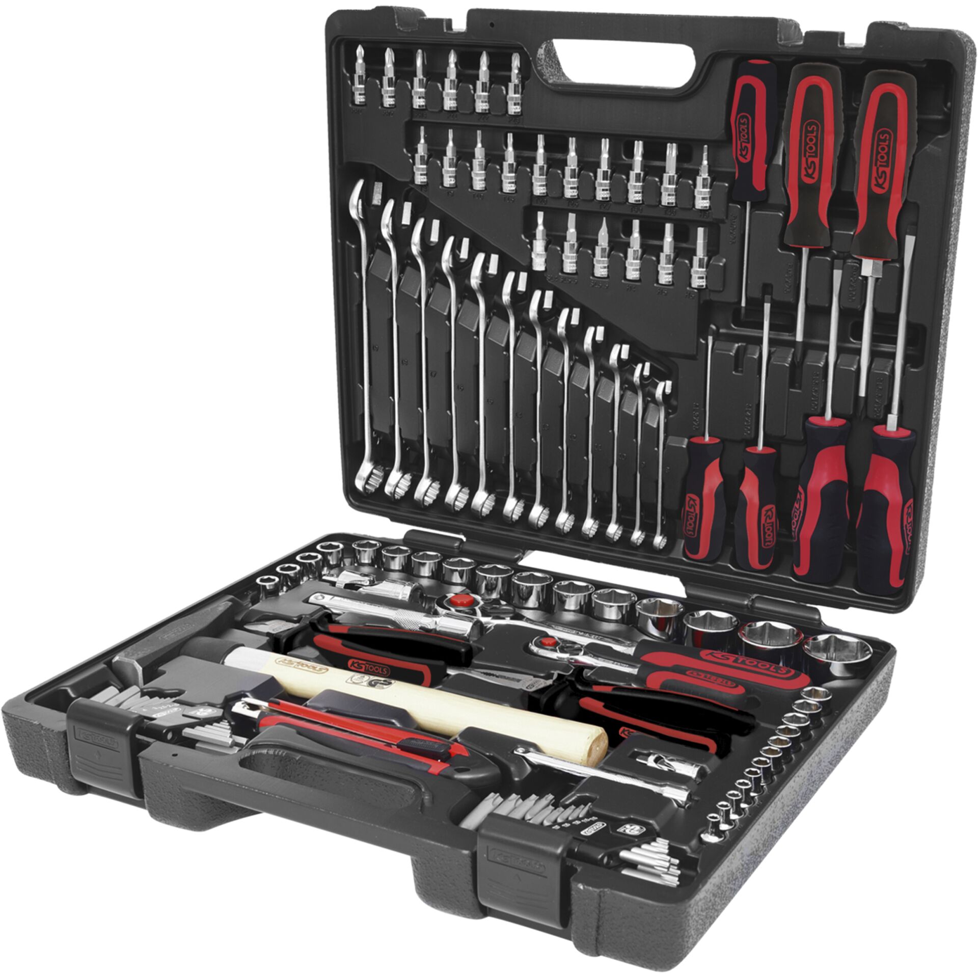 KS Tools 1/4 +1/2 CHROMEplus Universal Tool Kit Set 97 pcs