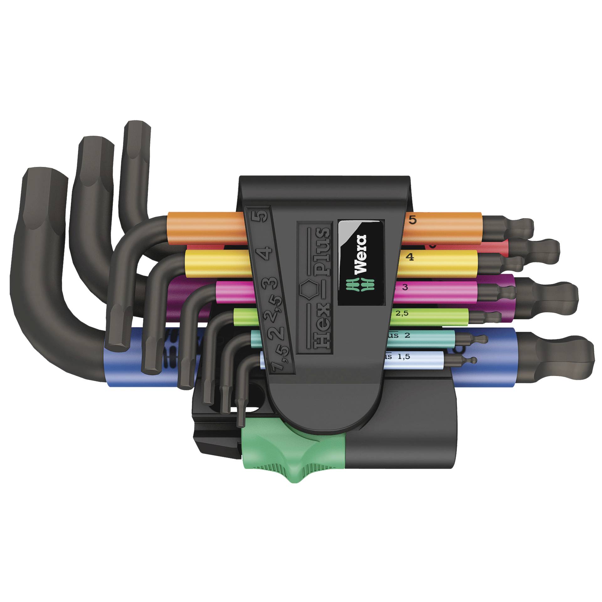 WERA 950/9 Hex-Plus Mulitcolour 2