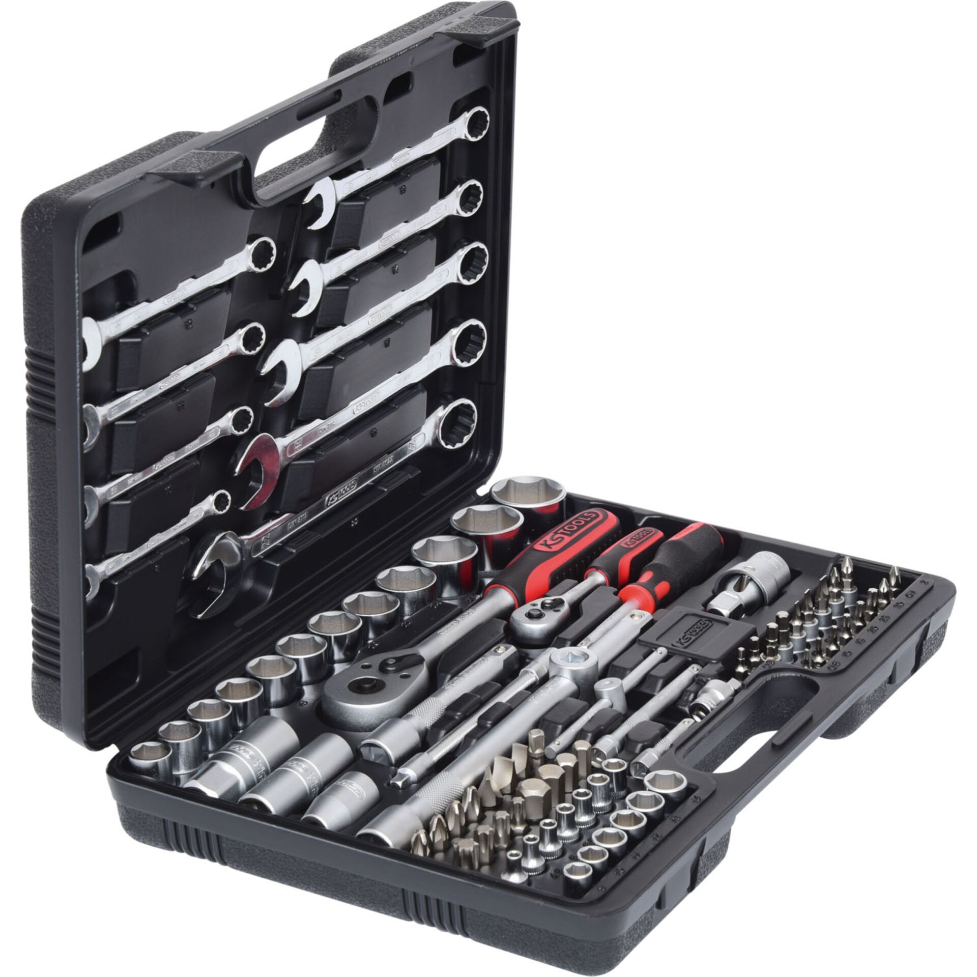KS Tools 1/4 +1/2 Socket Wrench-Set 82-pieces 911.0682