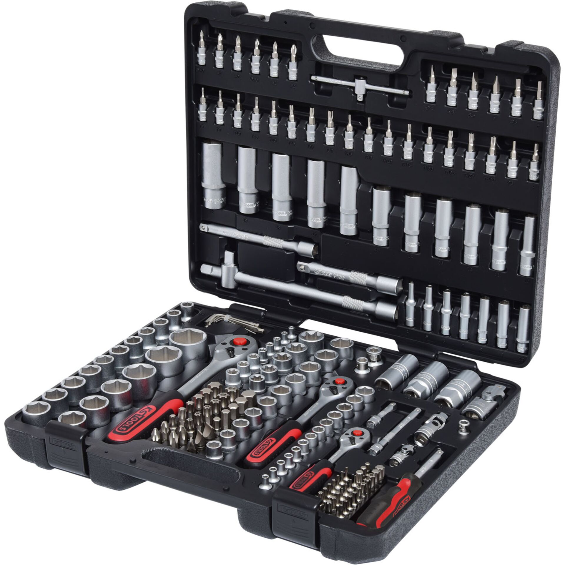 KS Tools 1/4 +3/8 +1/2 Socket Wrench-Set 179-pieces 917.0779