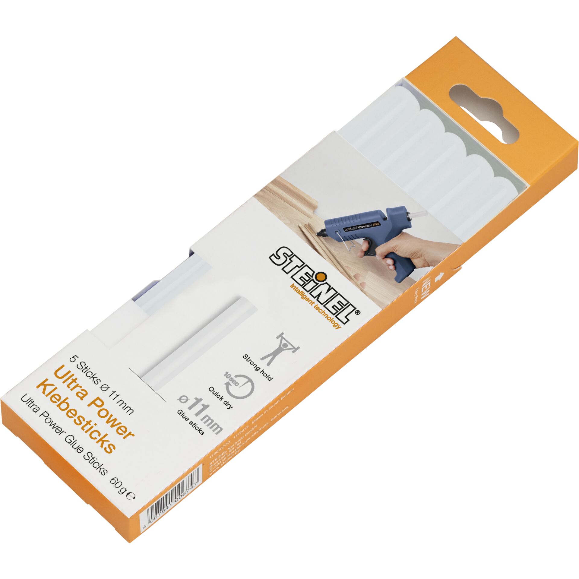 1x5 Steinel Glue Sticks 11mm Ultra Power 60G