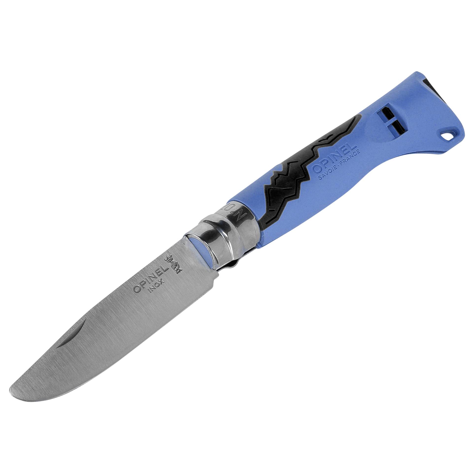 Opinel No. 07 Outdoor Junior Blue w. whistle