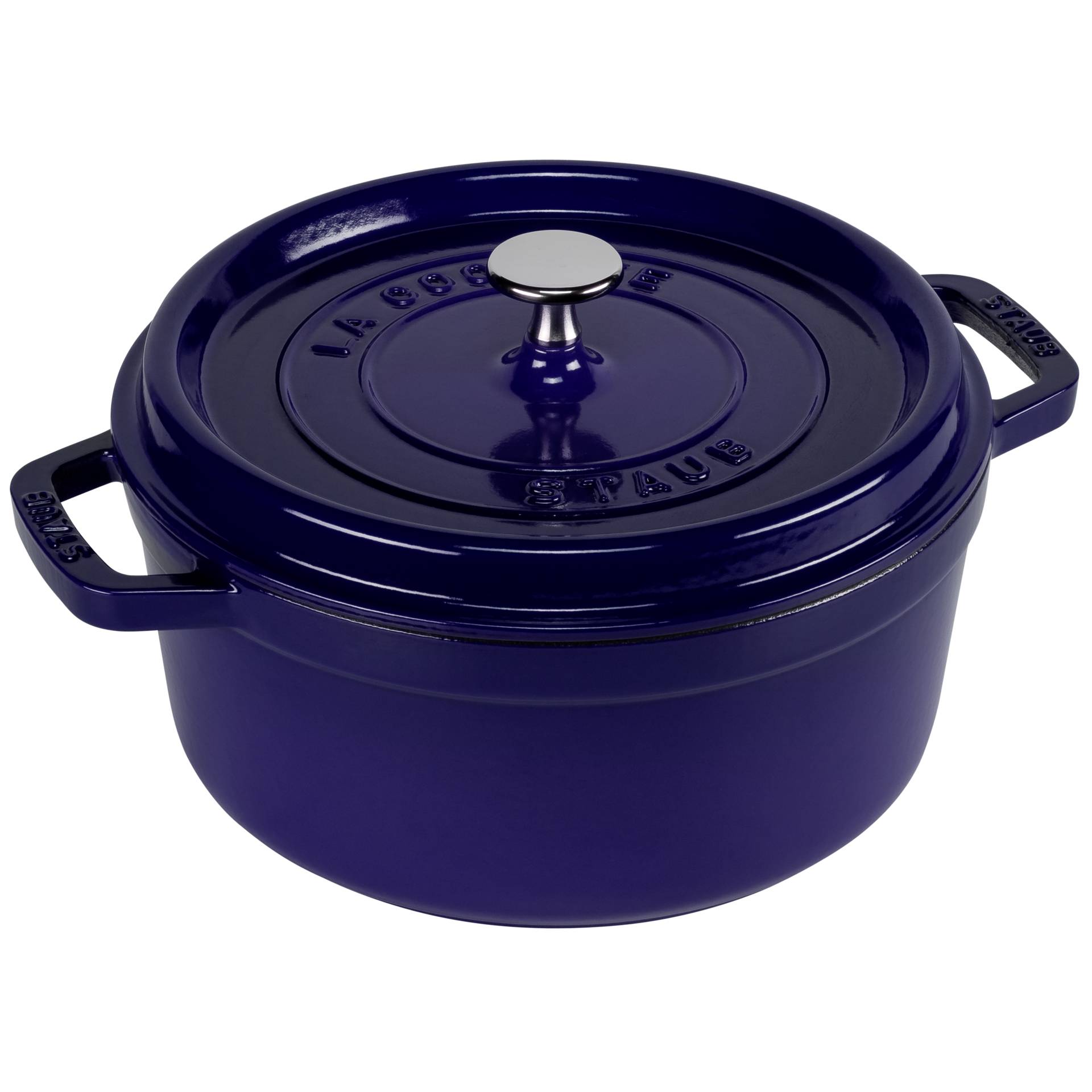 Staub Round Cocotte, 24cm Dark Blue, Cast Iron