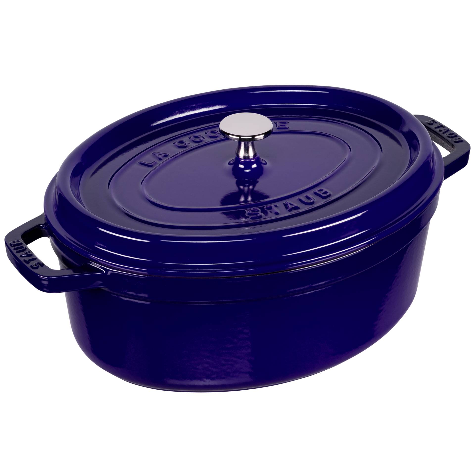 Staub Oval Cocotte, 29cm Dark Blue, Cast Iron