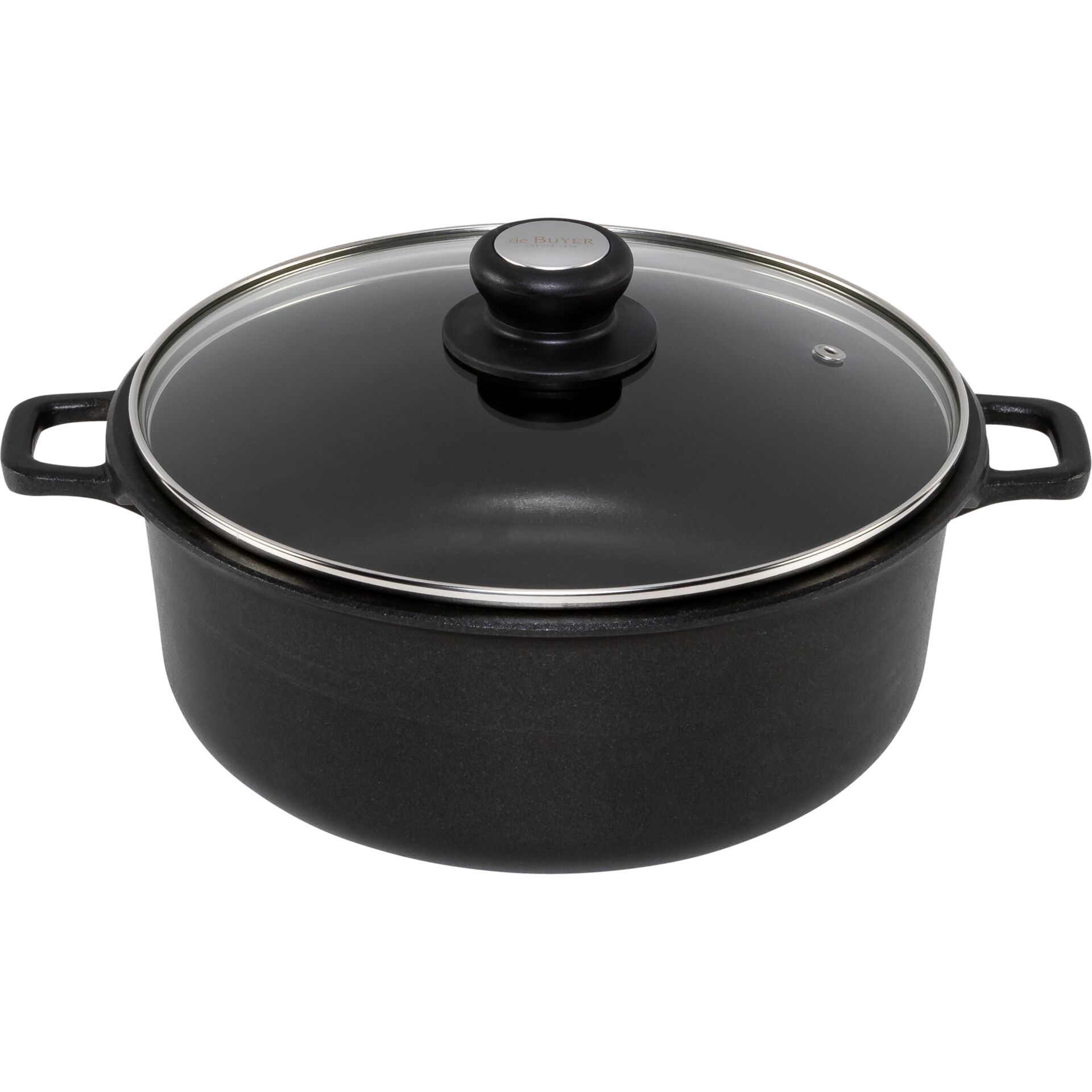 De Buyer Choc Extreme Saucepot with Glass Lid 28cm induction