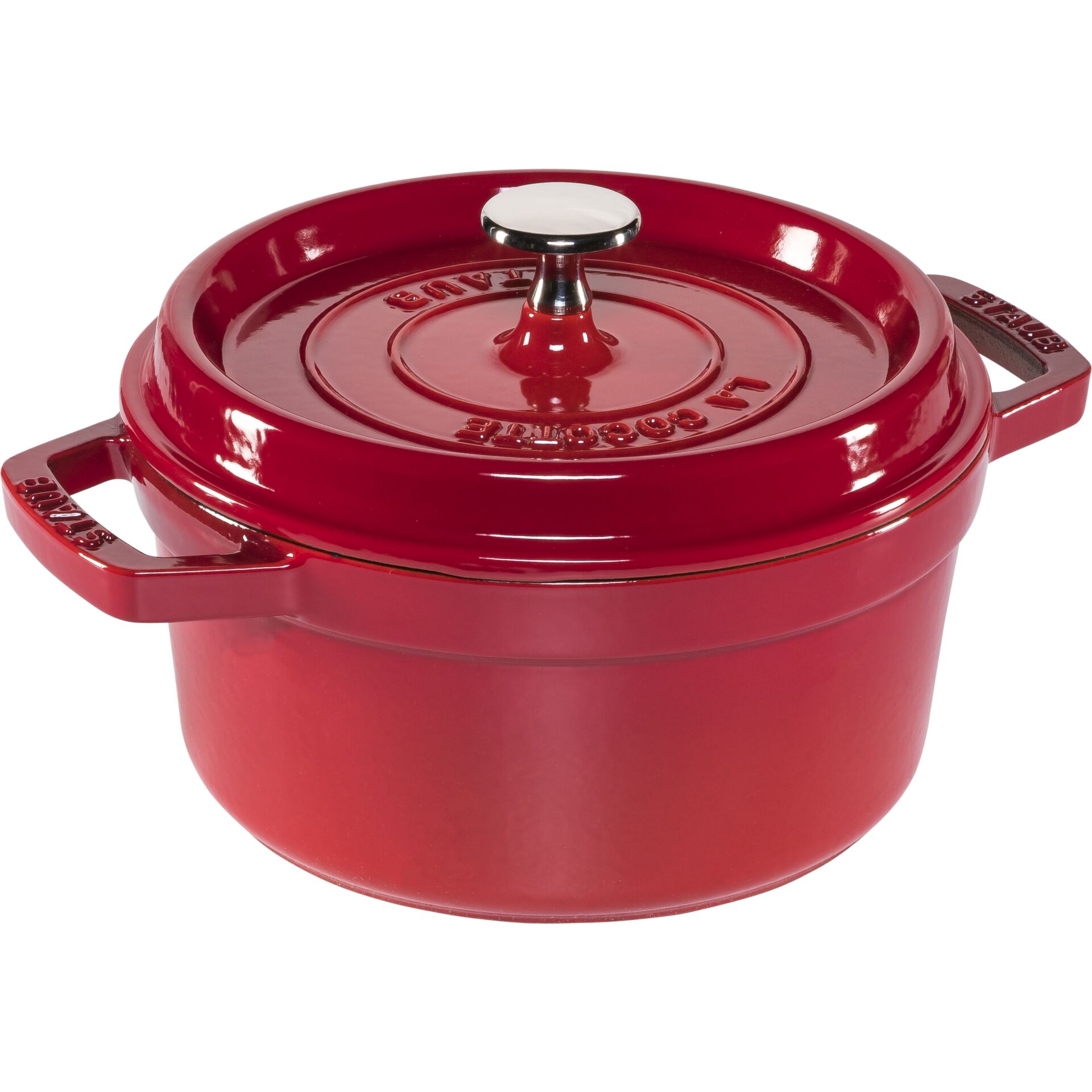 Staub La Cocotte 20cm round, Cherry, Cast Iron