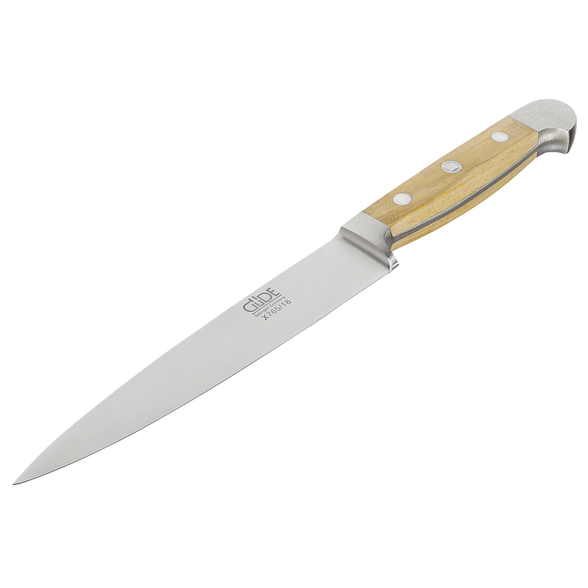 Güde Alpha filleting knife 18 cm Olive Wood