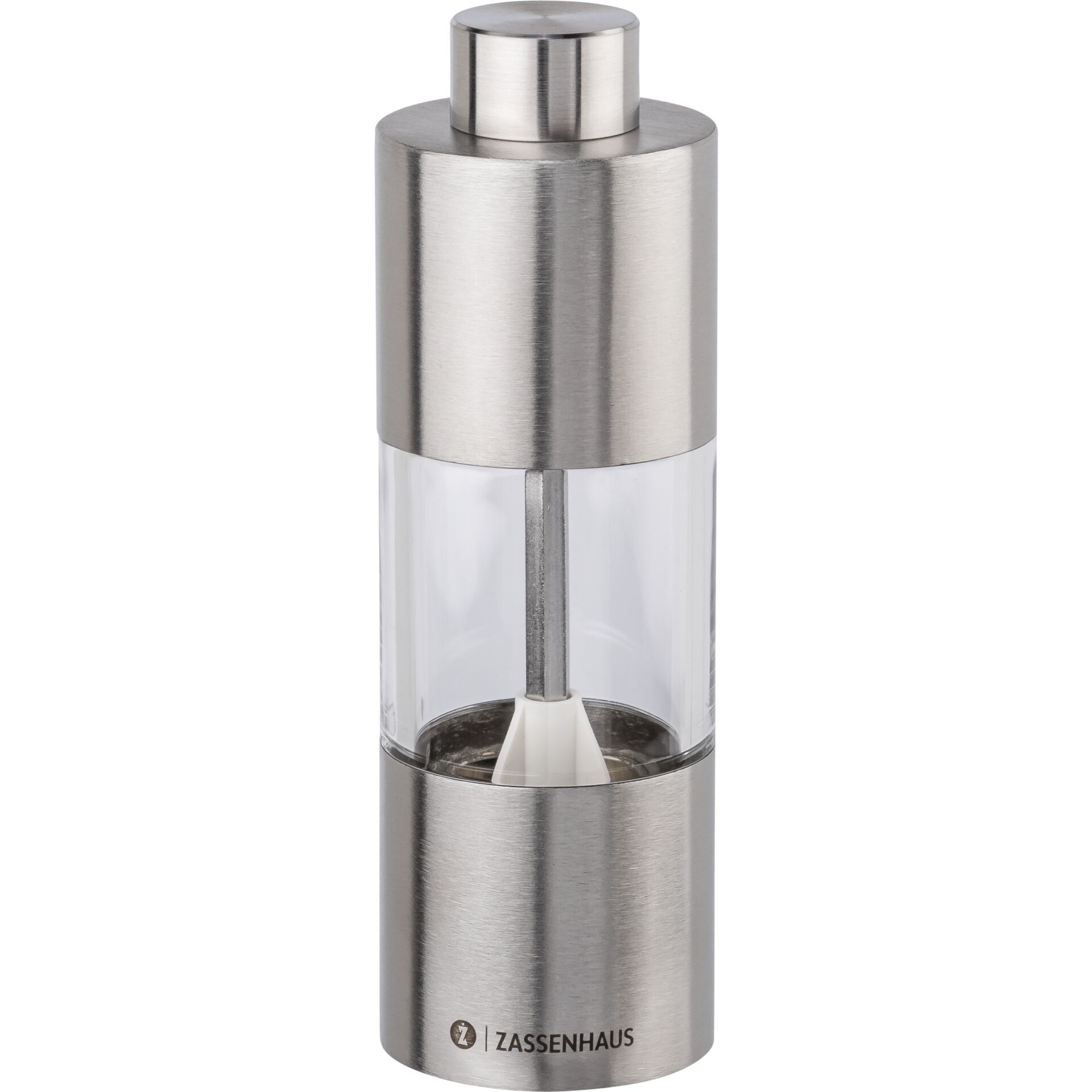 Zassenhaus pepper mill Mainz Inox/Acrylic Glass 14 cm