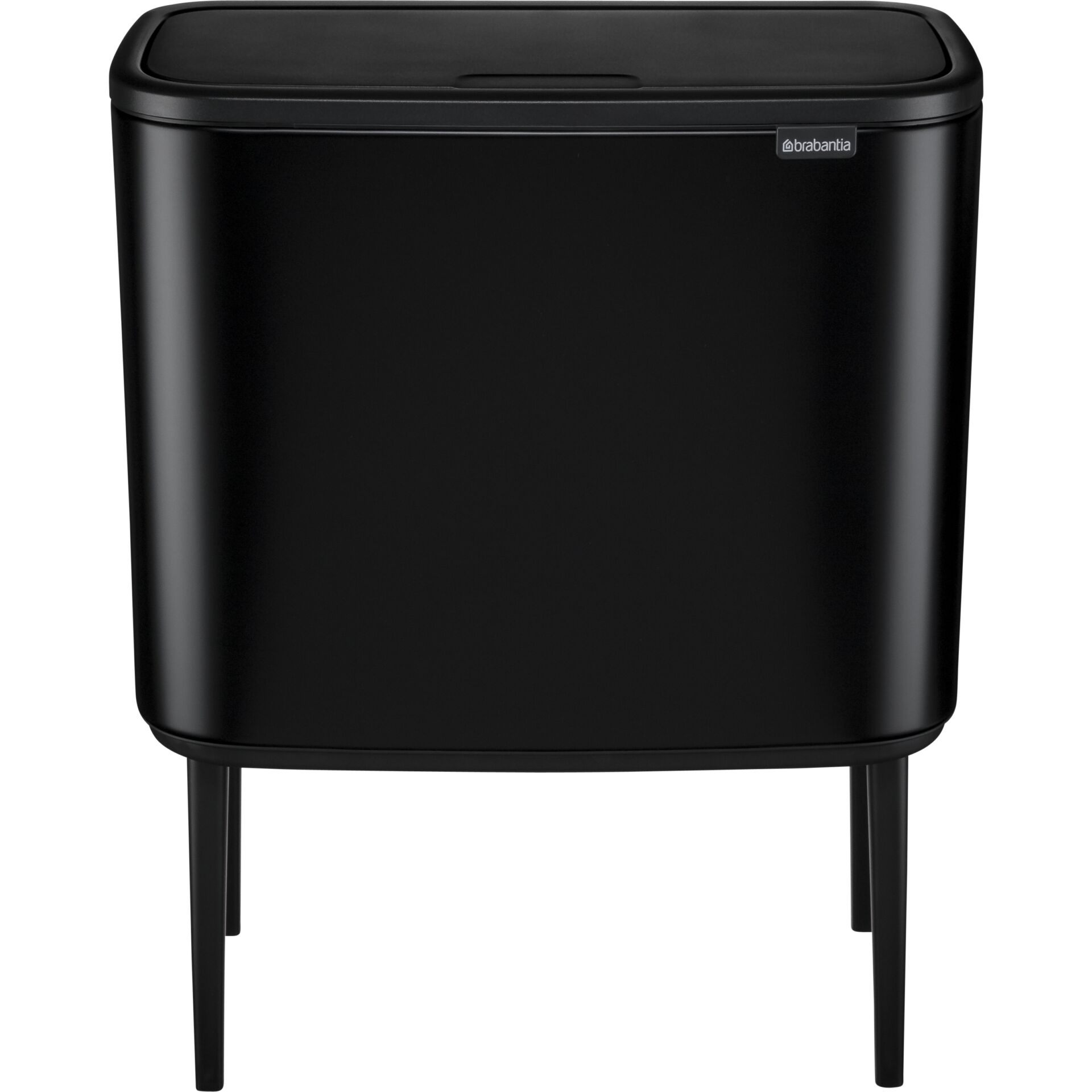 Brabantia Bo Touch Bin black matt, 11 + 23 L
