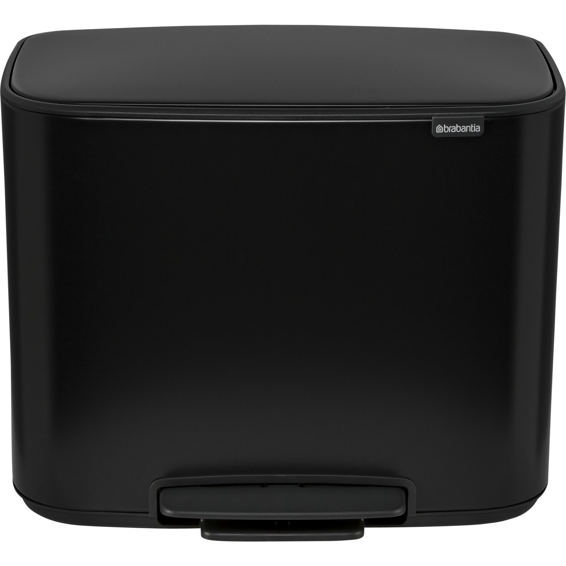 Brabantia Bo Pedal Bin black, 3 x 11 L