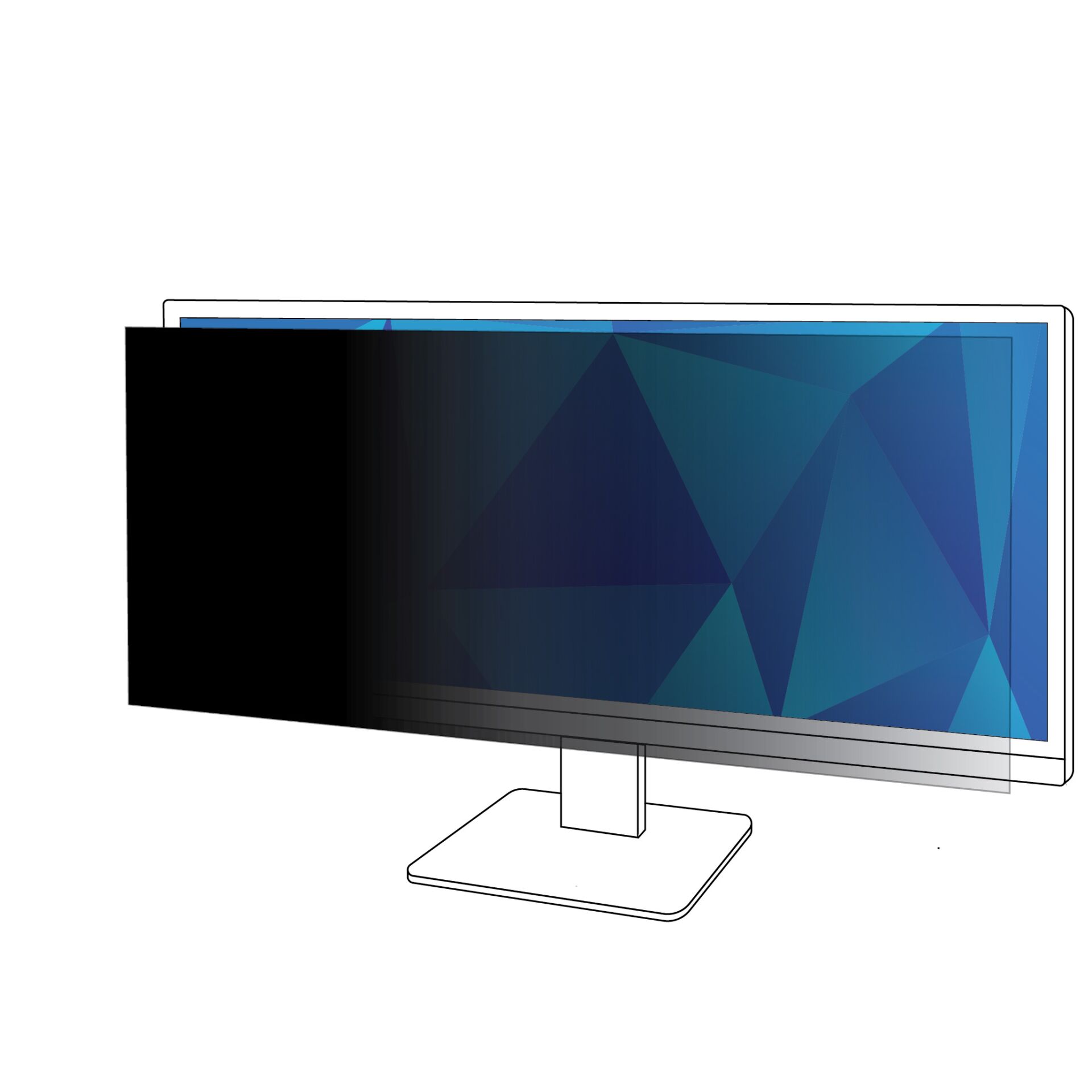 3M PF340W2B Privacy Filter Standard for 34 wide 21:9