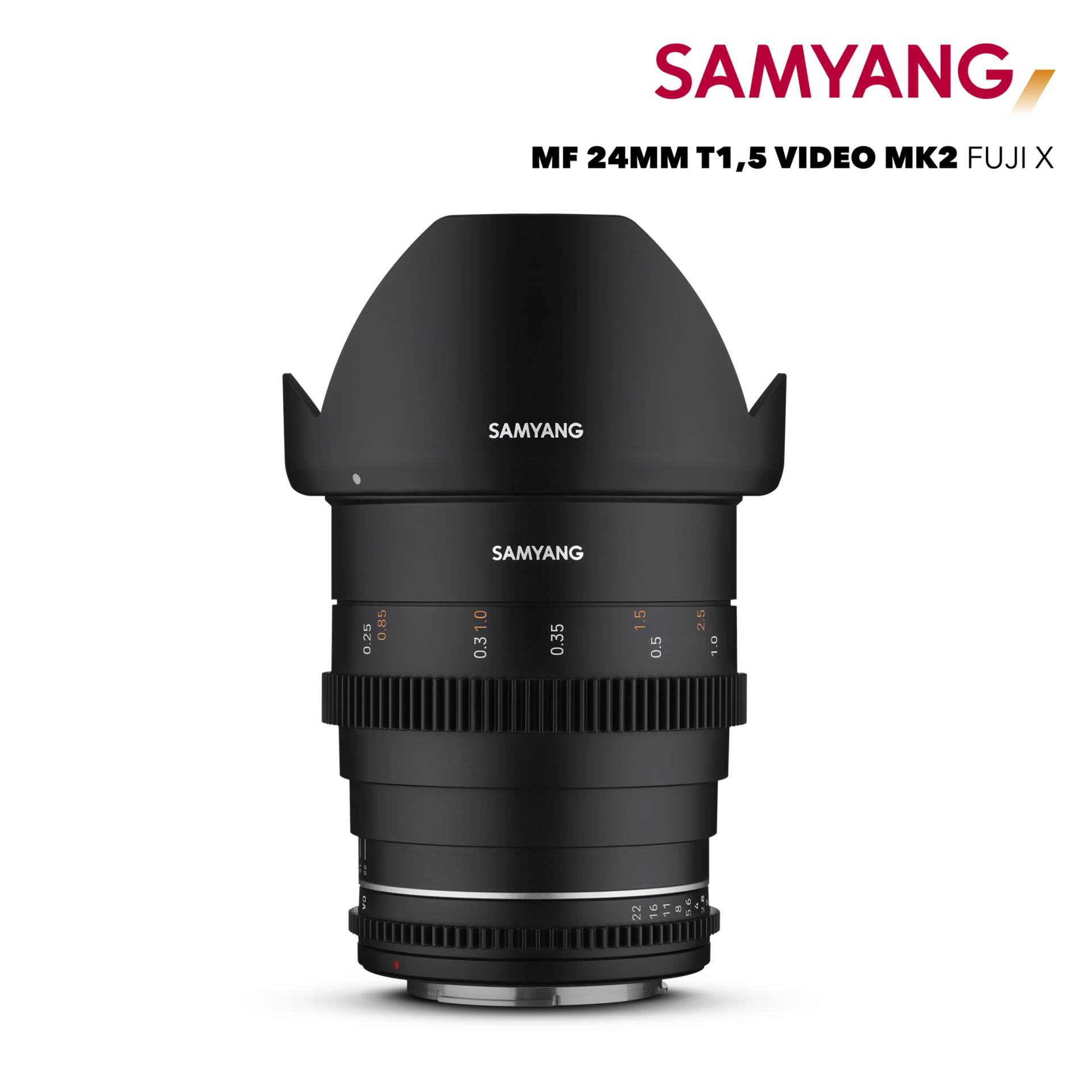 Samyang MF 24mm T1,5 VDSLR MK2 Fuji X