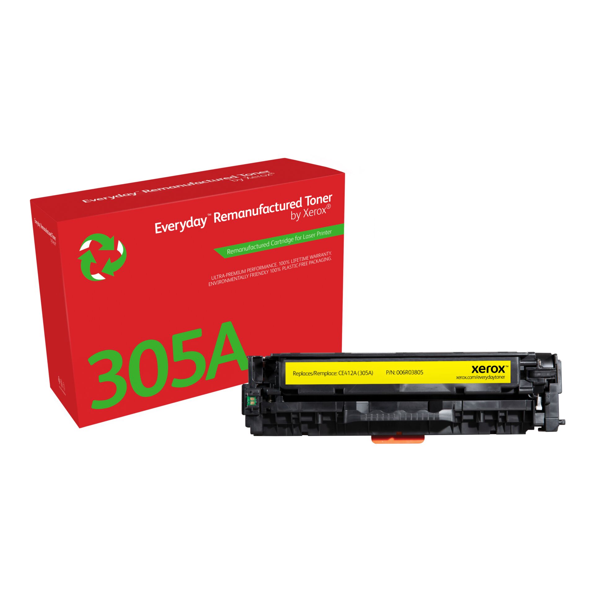 Xerox Everyday Yellow Toner Rem. for HP CE412A