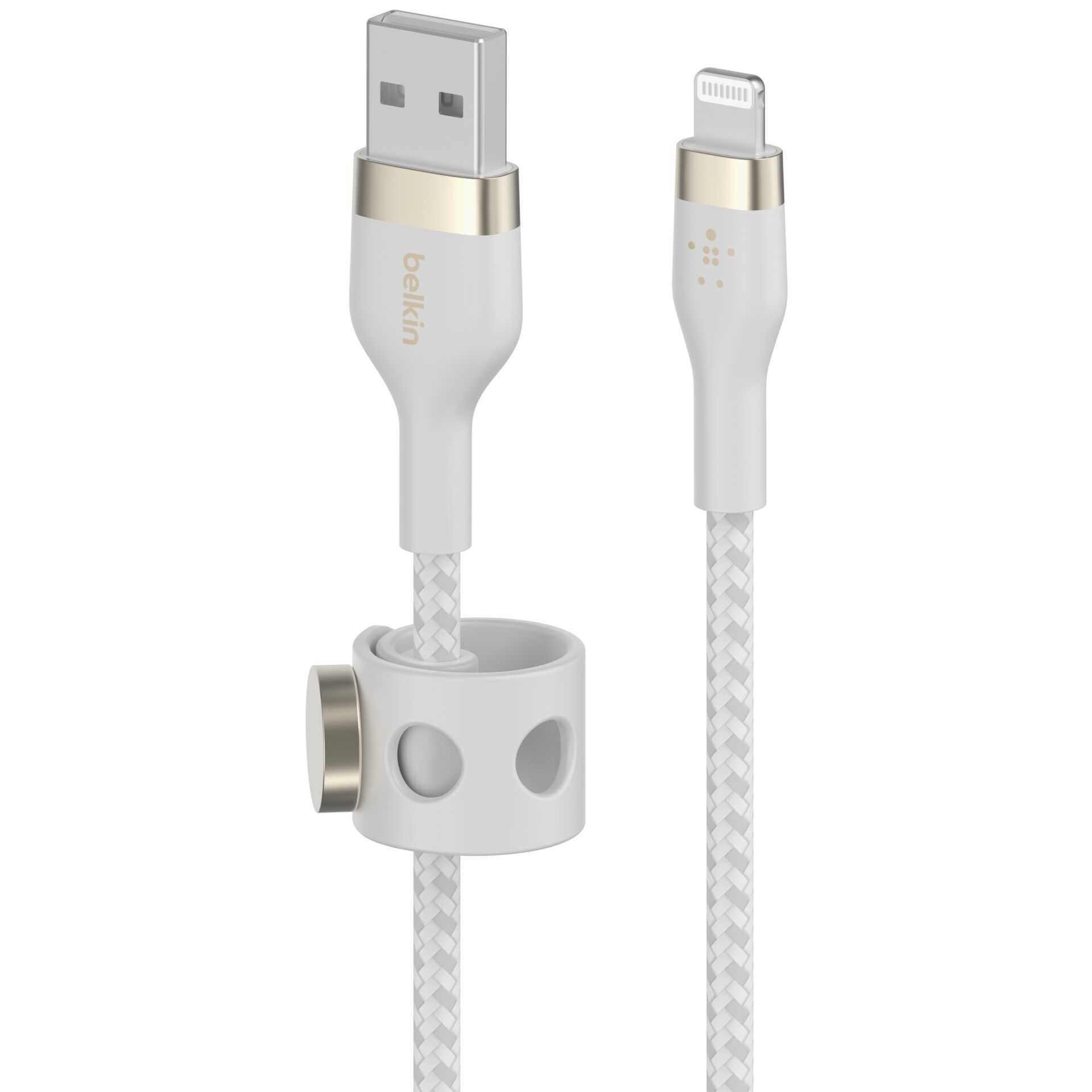 Belkin Flex Lightning/USB-A 1m mfi cert., white CAA010bt1MWH