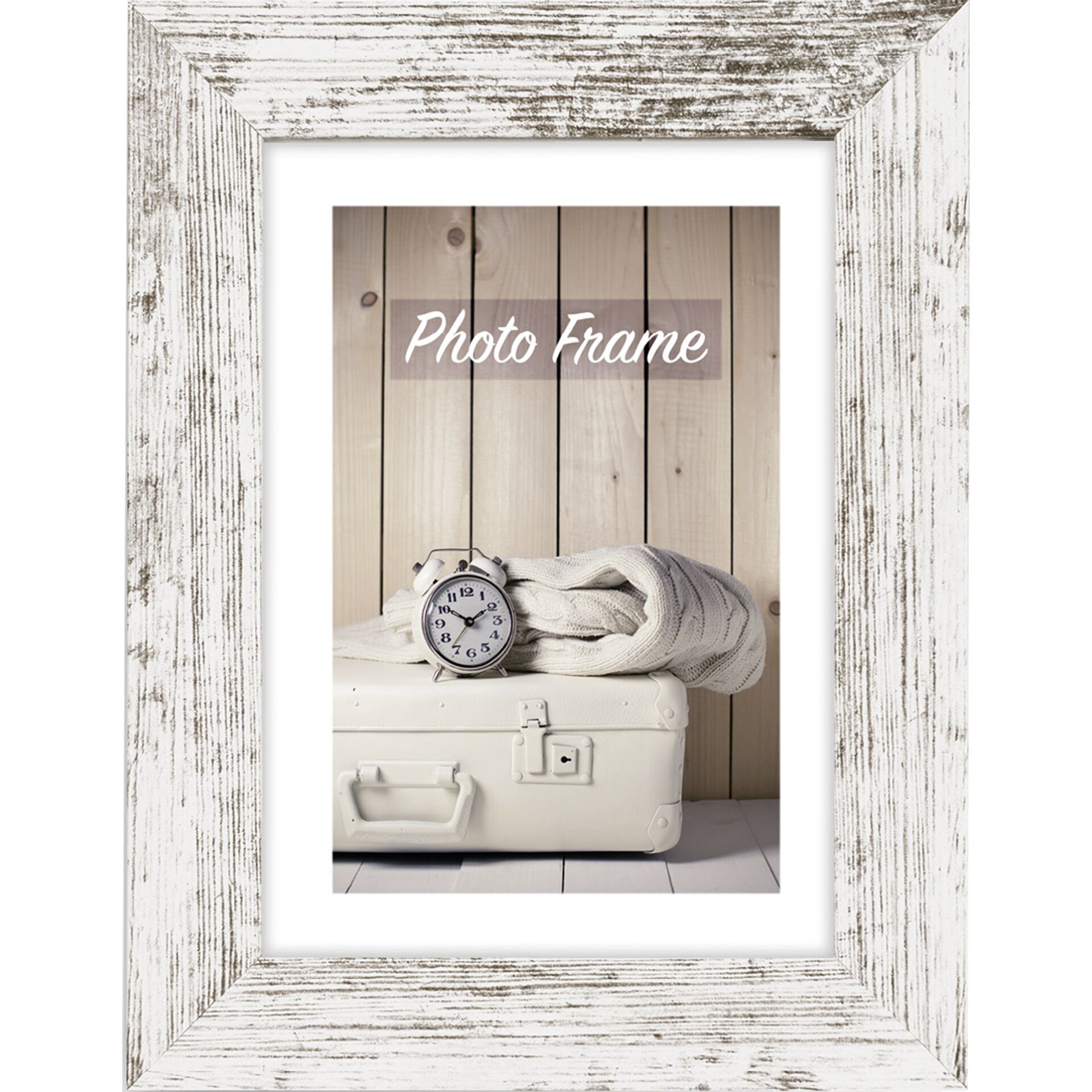 ZEP Nelson 6 white/brown 13x18 Wood Frame V21576