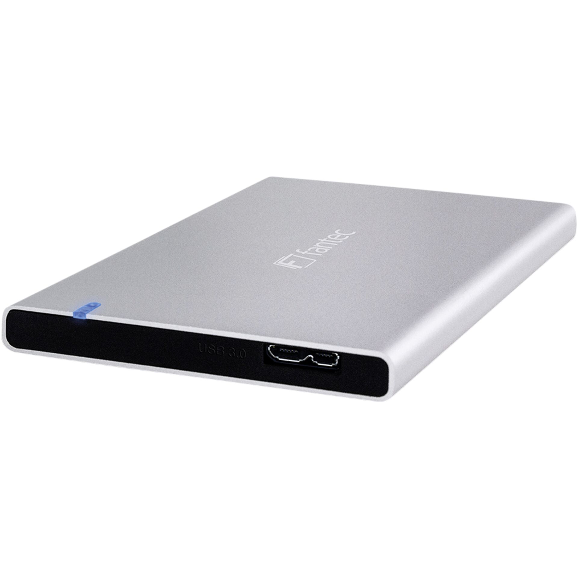 FANTEC ALU7MMU3 silver Aluminium 2,5 SATA, USB 3.0, 7mm