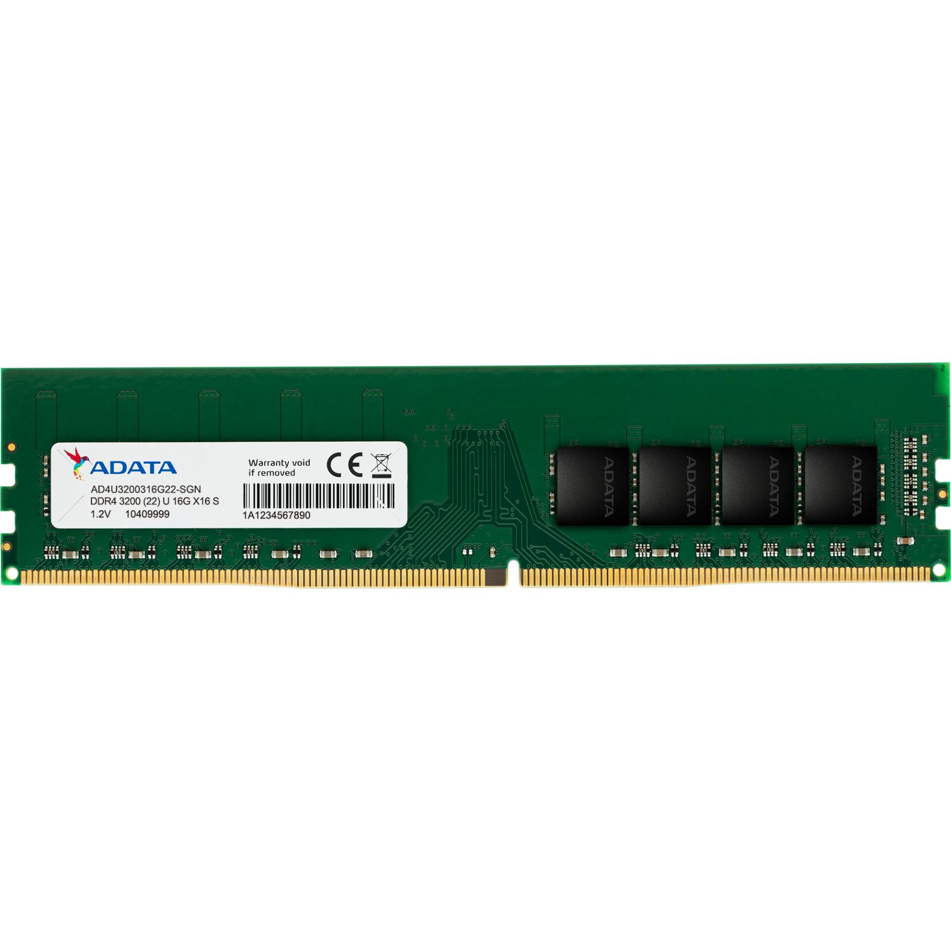 ADATA DDR4 U-DIMM 3200 16GB AD4U320016G22-SGN