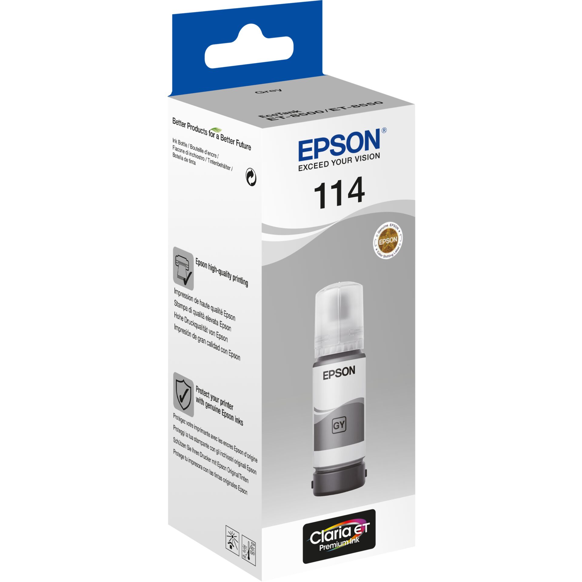 Epson EcoTank grey T 114 70 ml T 07B5