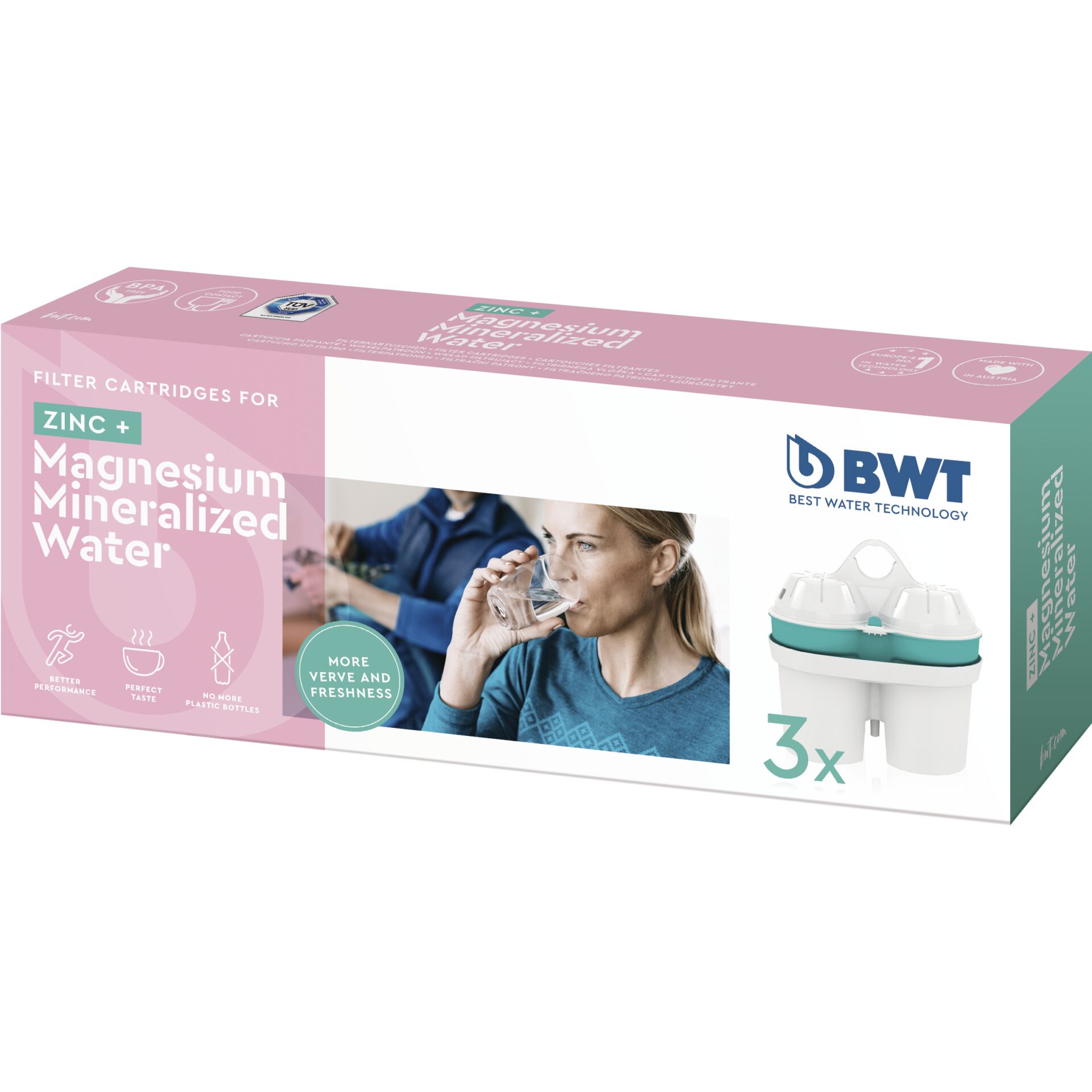 BWT 3-Pack +Zinc Magnesium Mineralized Water