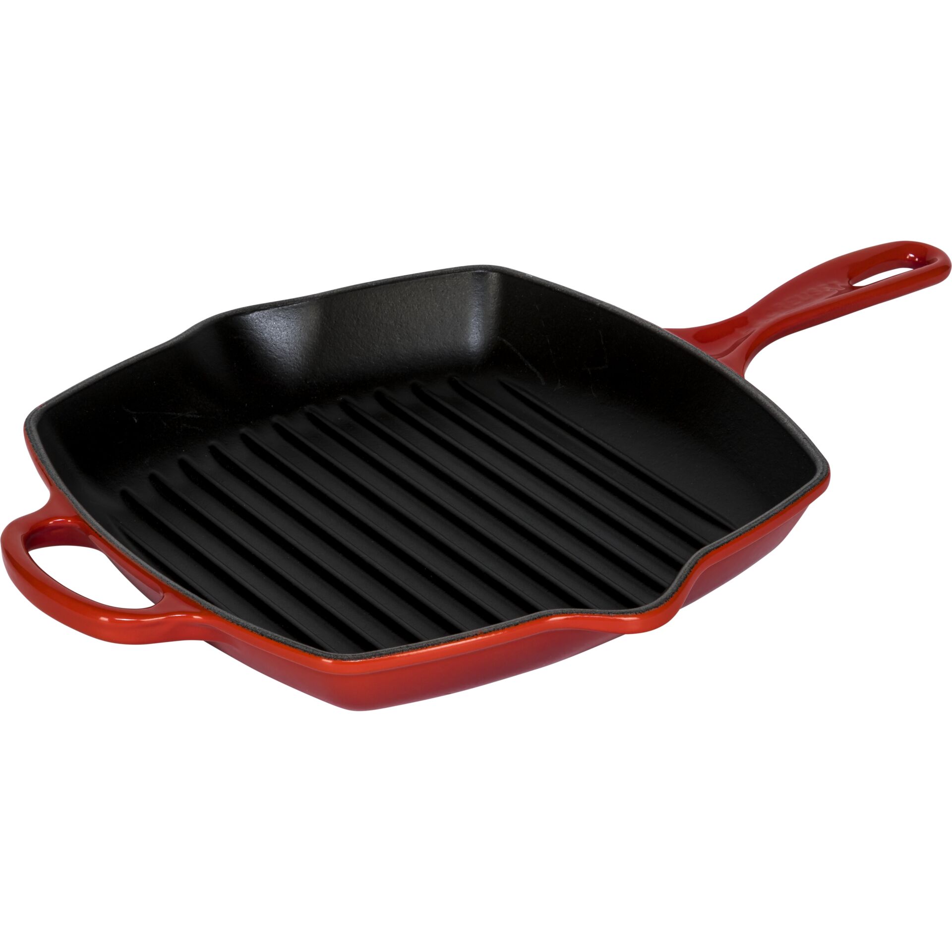 Le Creuset Grill Pan Cast Iron Square 26 cm cerise