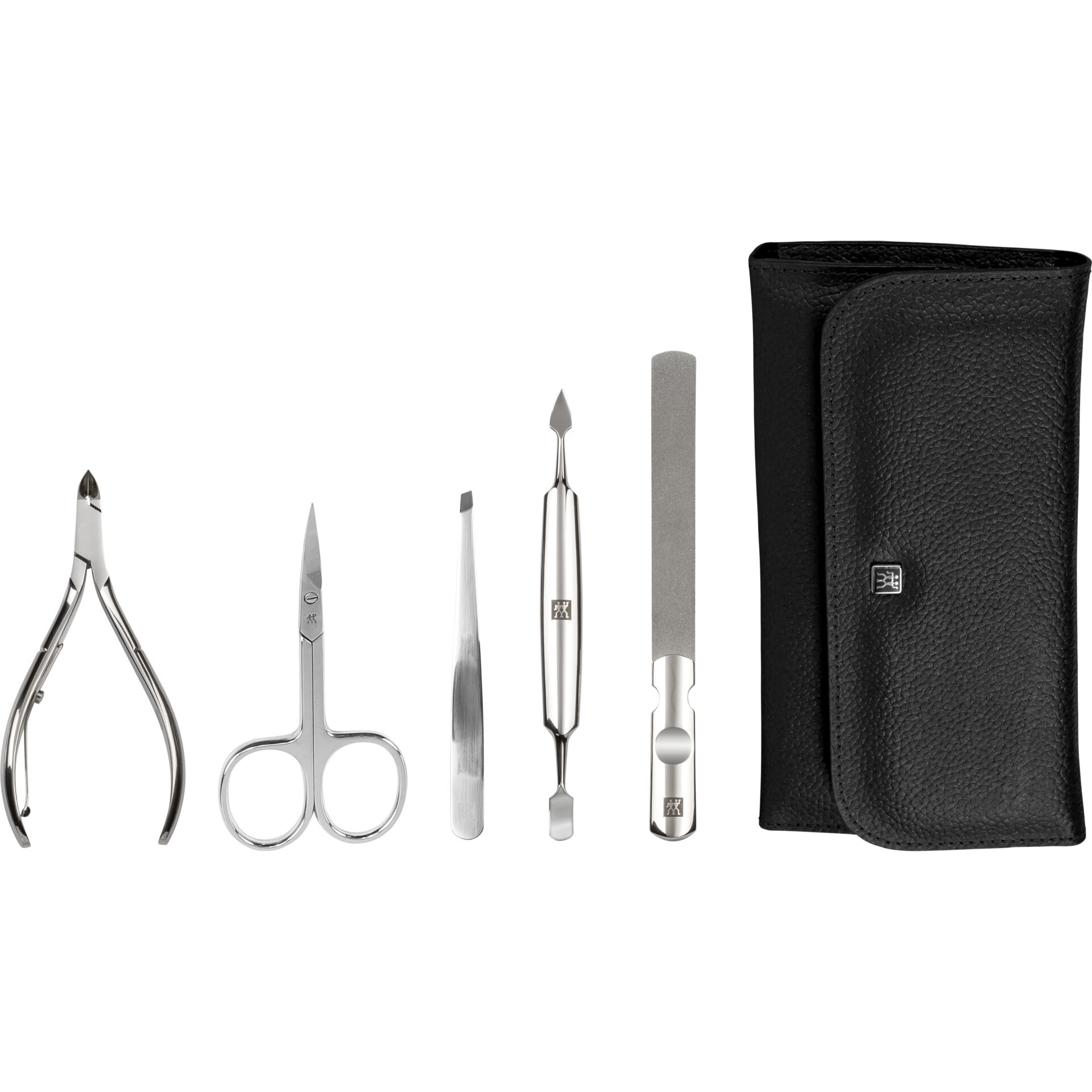 ZWILLING Manicure/Pedicure Set with Nail Nipper, 5-Pc. Leather