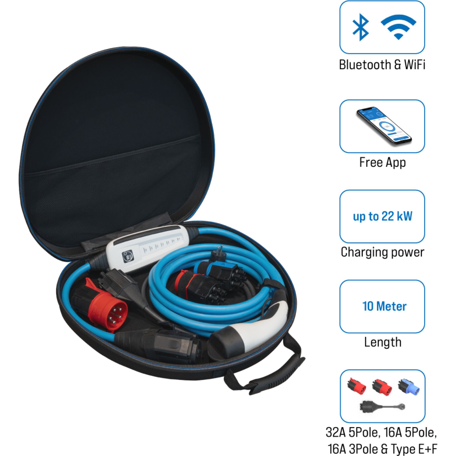NRGkick 32A 10m Set Optimal WLAN incl. Adapter and Bag