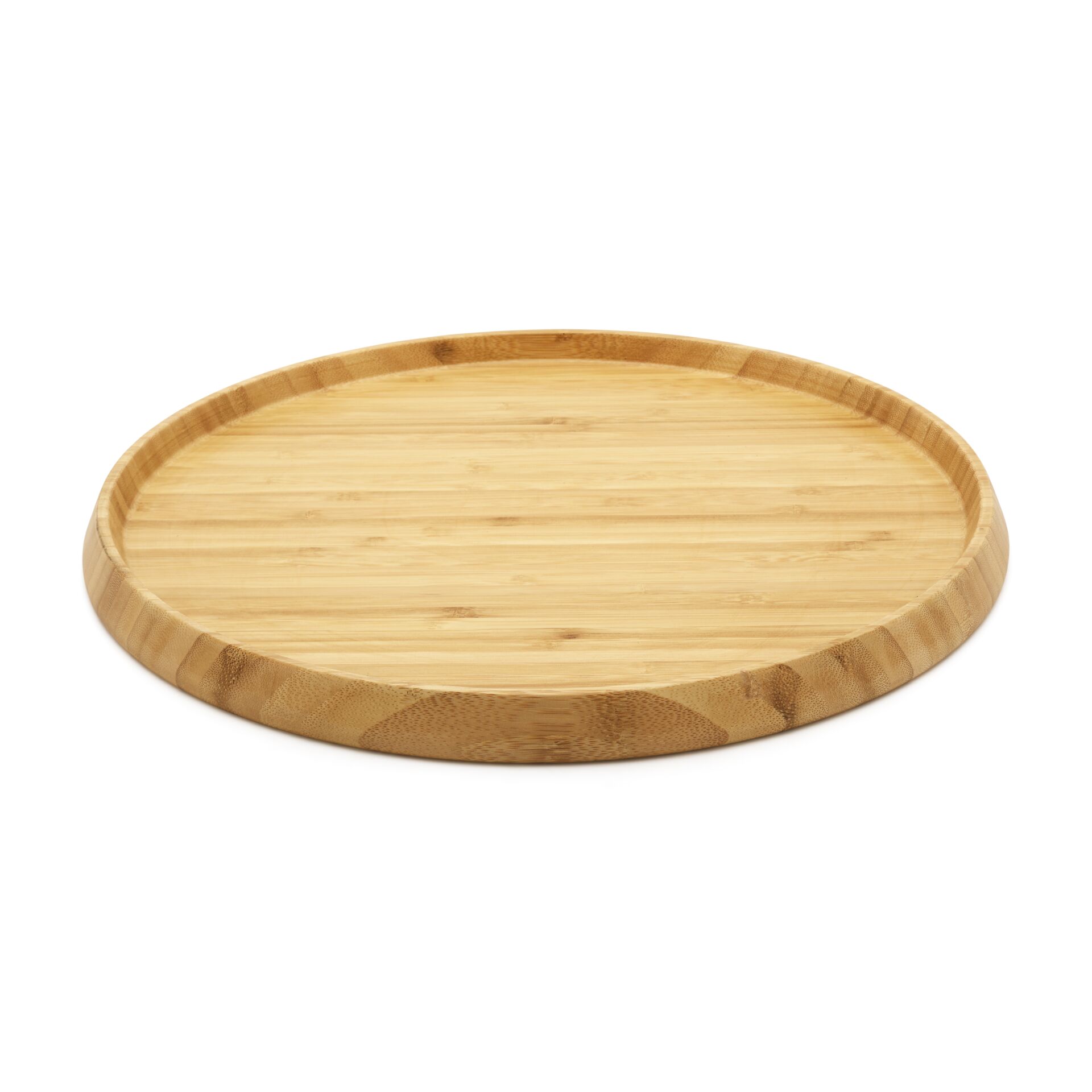 Bredemeijer Bamboo Tray round nature 350x350x22mm 174002