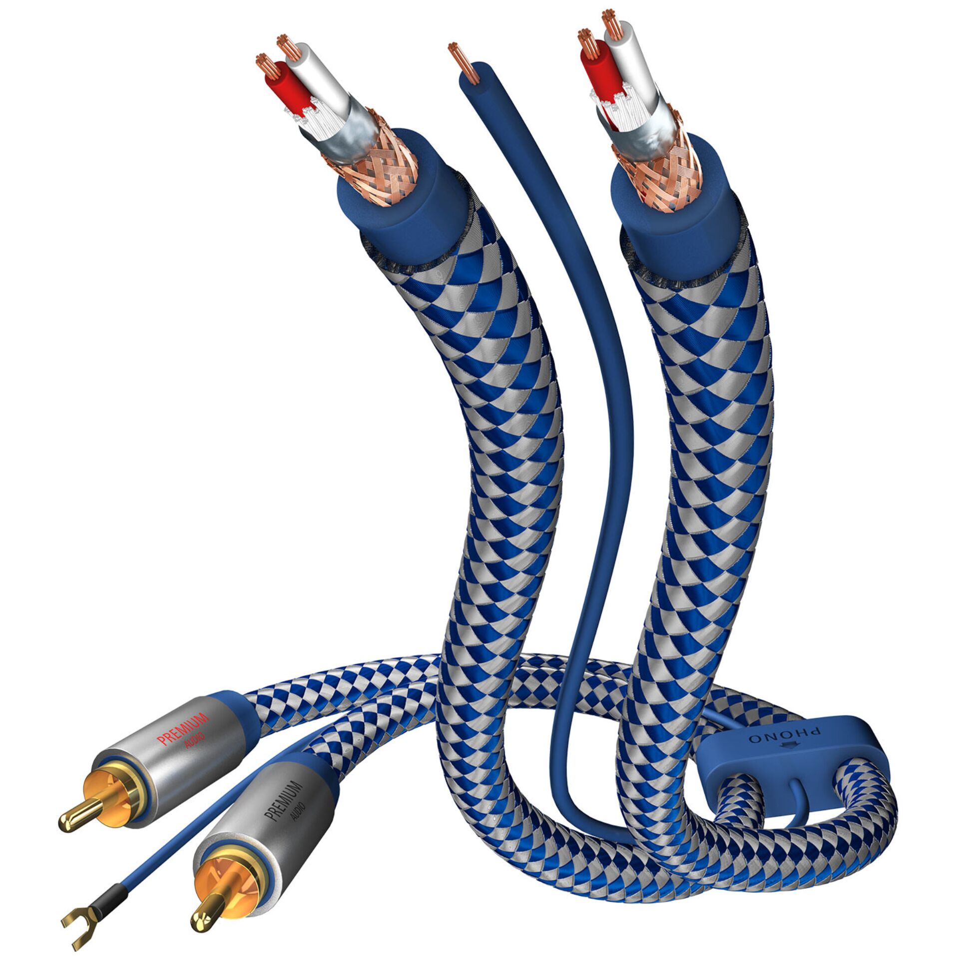 in-akustik Premium Audio Cable Phono RCA - RCA 0,75m 00405107