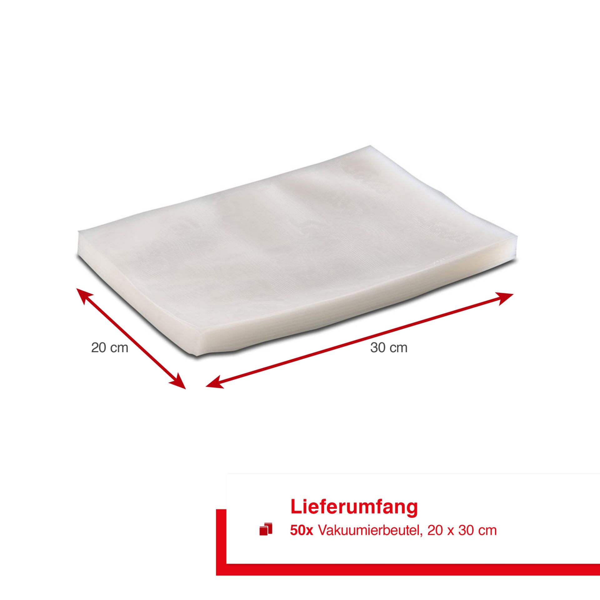 Solis Vac Bags 20x30cm 50 Bags