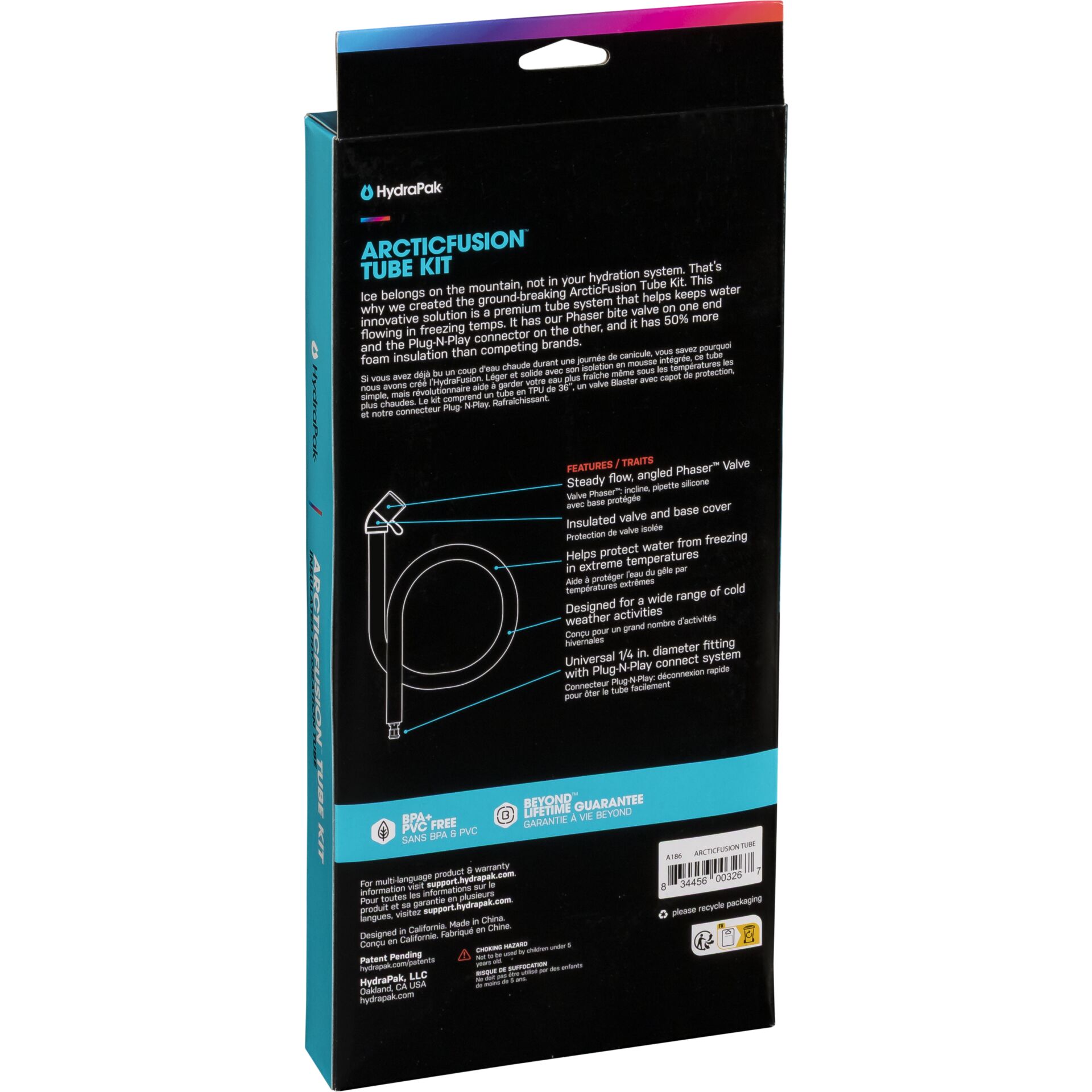 HydraPak Arcticfusion drinking tube grey